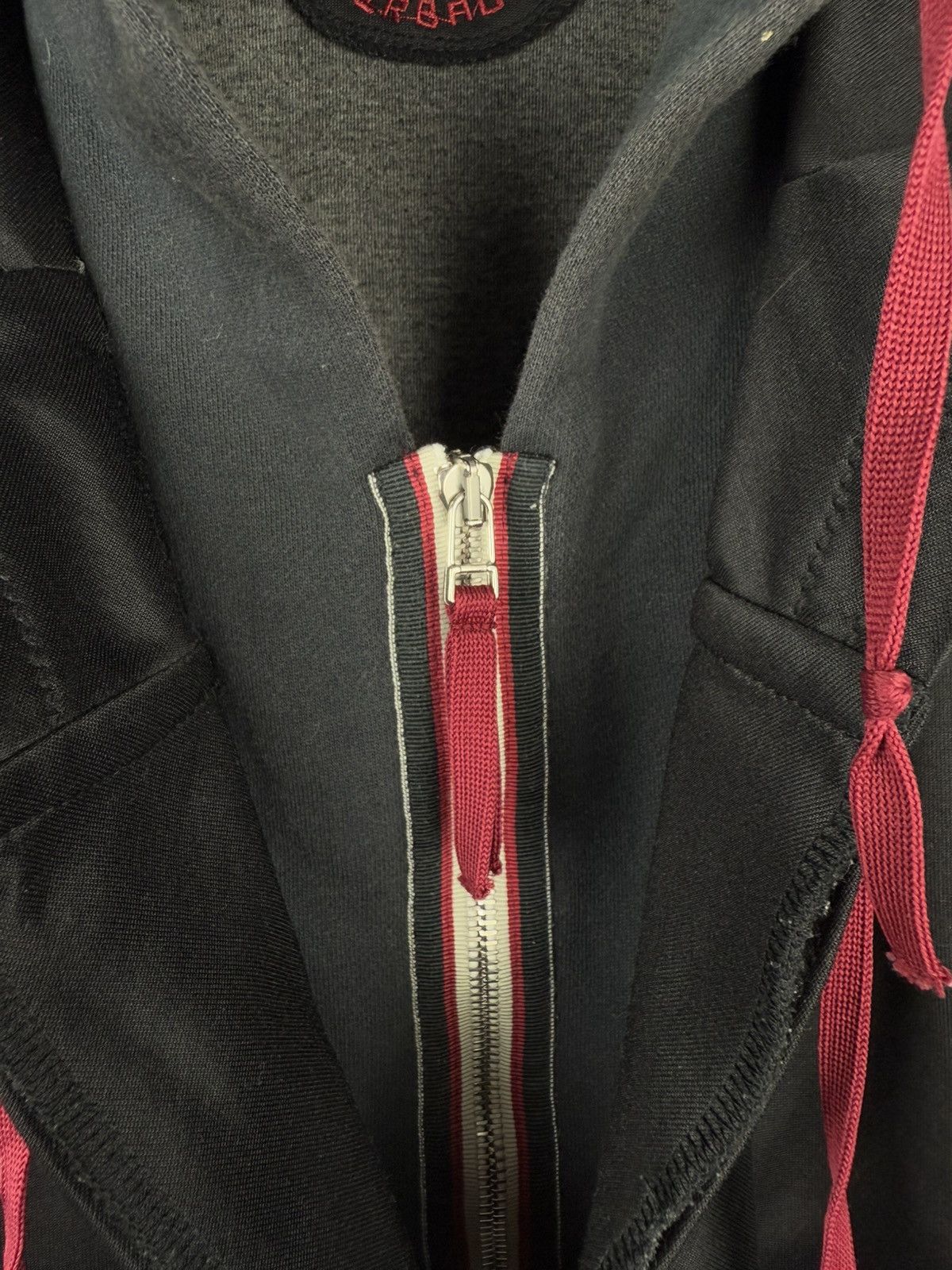 Marithe + Francois Girbaud × Vintage Marithe Francois Girbaud Vintage Avant-garde Full Zip Hoodie Size L / US 10 / IT 46 - 10 Thumbnail