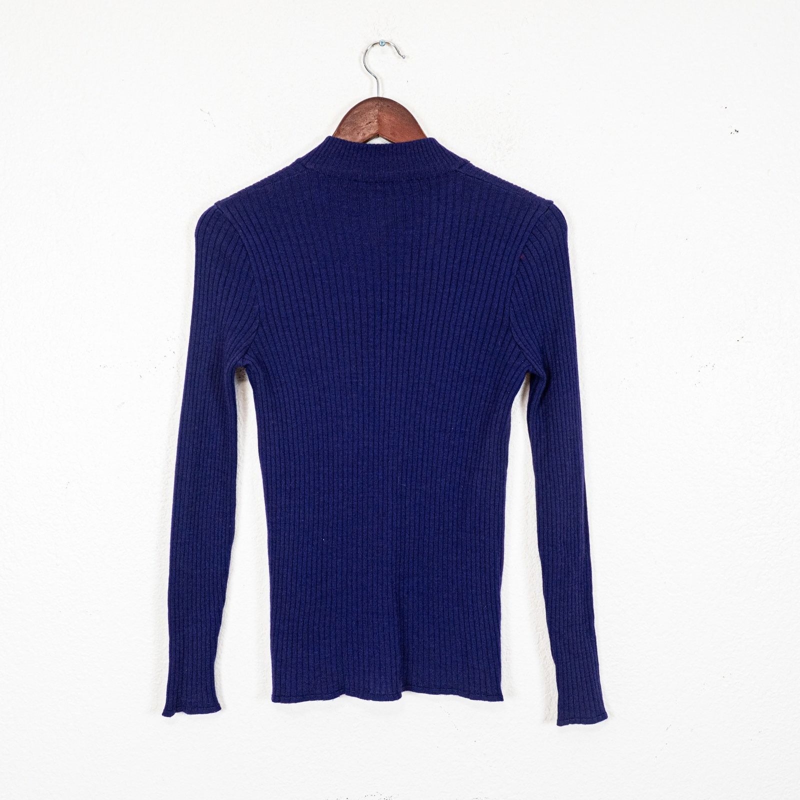 Givenchy Vintage 70s Givenchy Ribbed Knit Cardigan Sweater Cashmere Size S / US 4 / IT 40 - 7 Thumbnail
