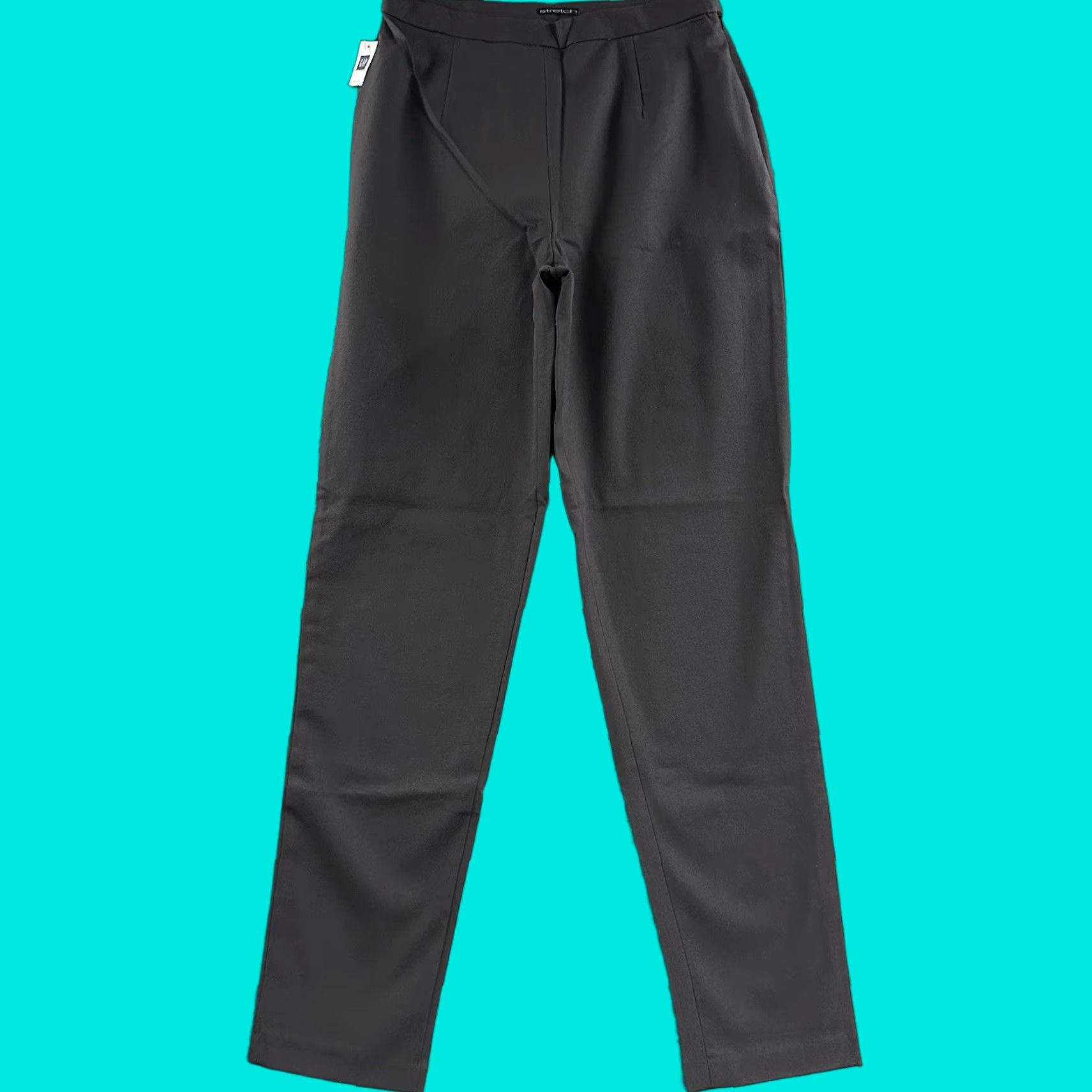 Gap Gap Womens Pants Size 12 Gray High Rise Side Zip Stretch Cotton Blend Size 28" / US 6 / IT 42 - 1 Thumbnail