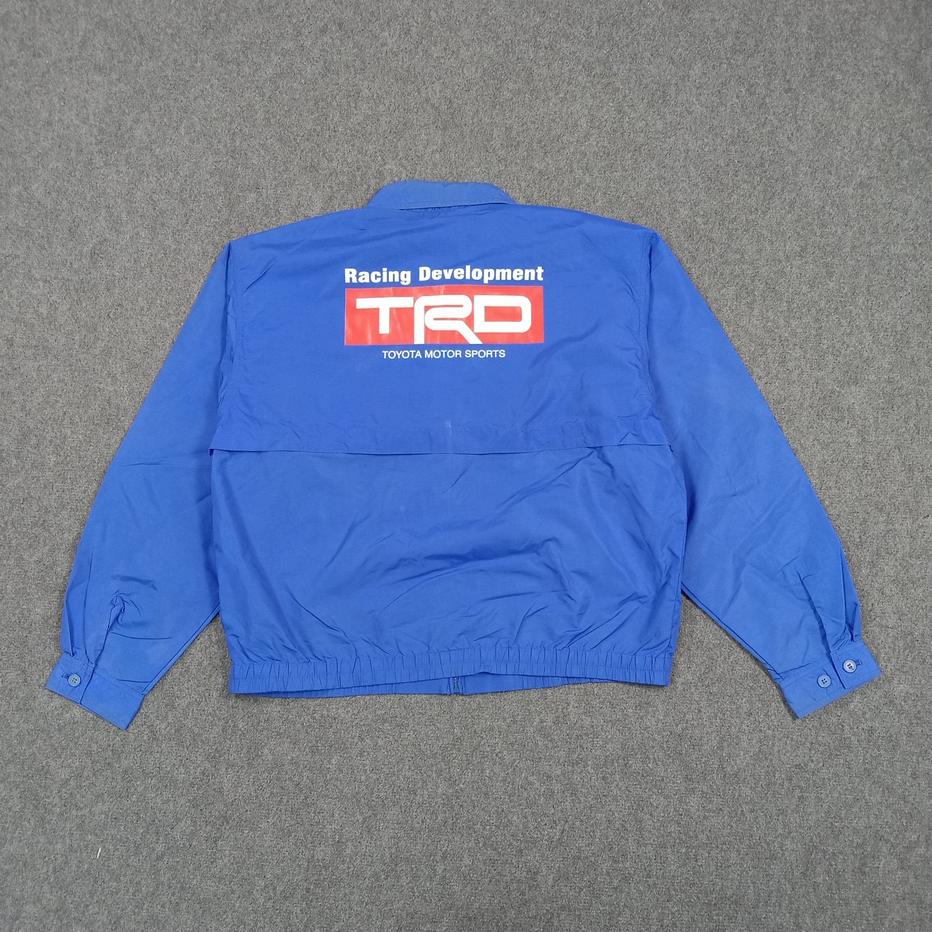 Japanese Brand TRD Toyota Japanaese Racing Custom Logo Thin Jacket C281N7 Size US L / EU 52-54 / 3 - 1 Thumbnail