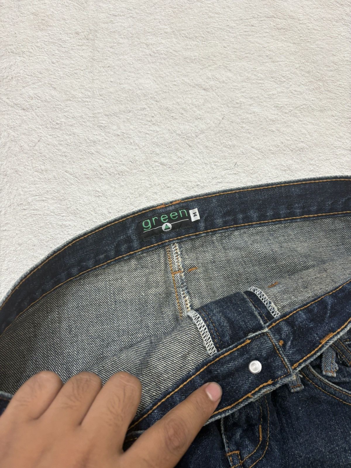Number (N)ine 2000s japan double waist poem Denim y2k style Size US 30 / EU 46 - 3 Thumbnail