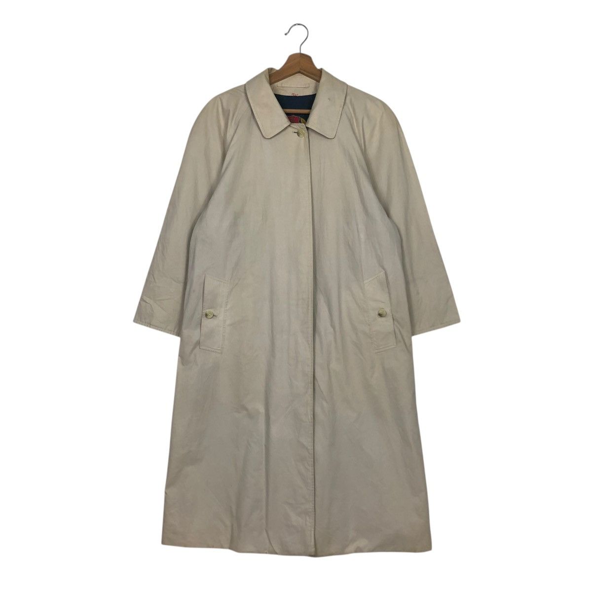 Burberry 🔥VINTAGE LONG TRENCH COATS JACKET BURBERRYS MADE IN ENGLAND Size US M / EU 48-50 / 2 - 2 Thumbnail