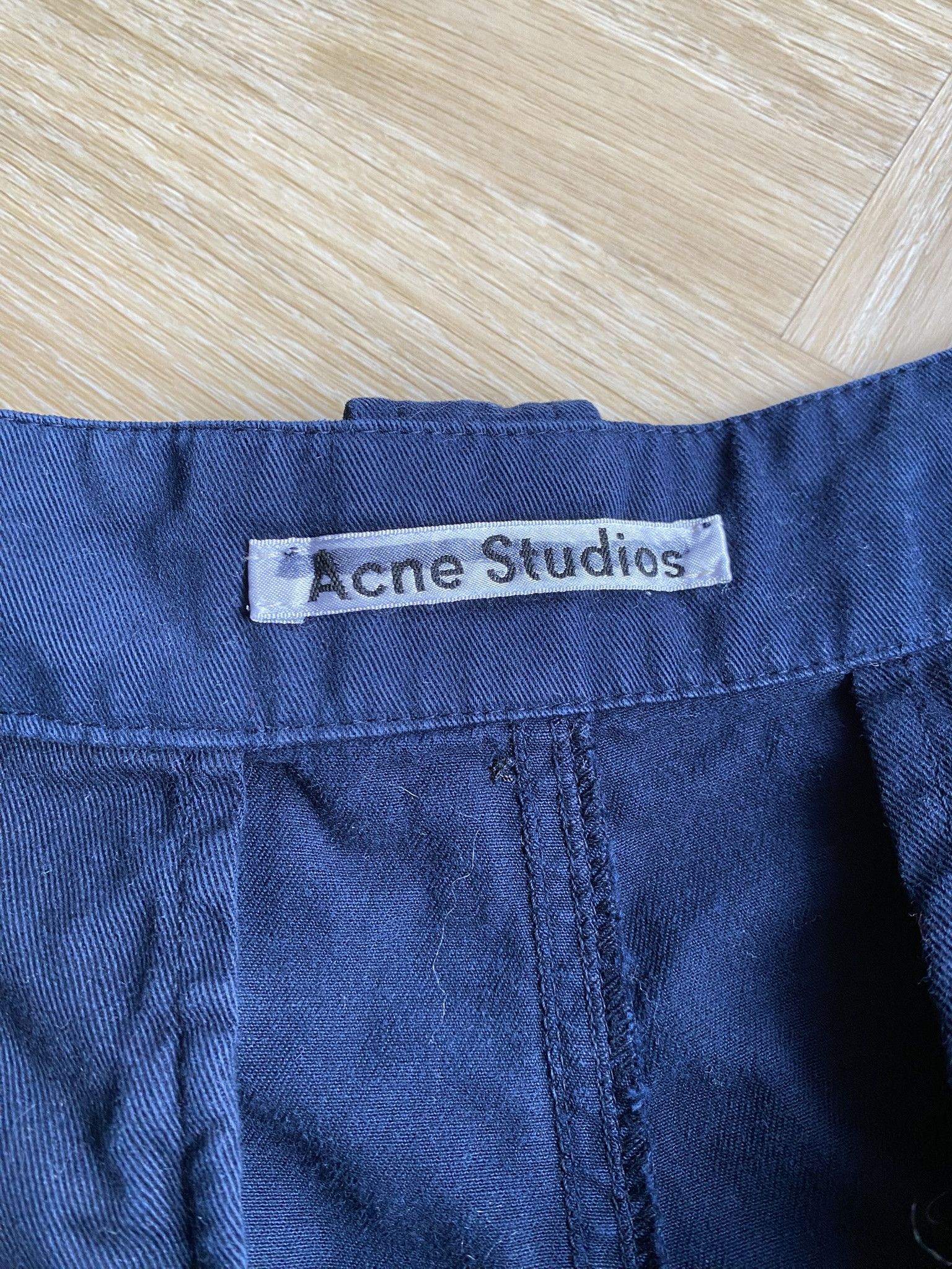 Acne Studios 46/S - Cargo Trousers - Navy Blue Size US 30 / EU 46 - 8 Thumbnail