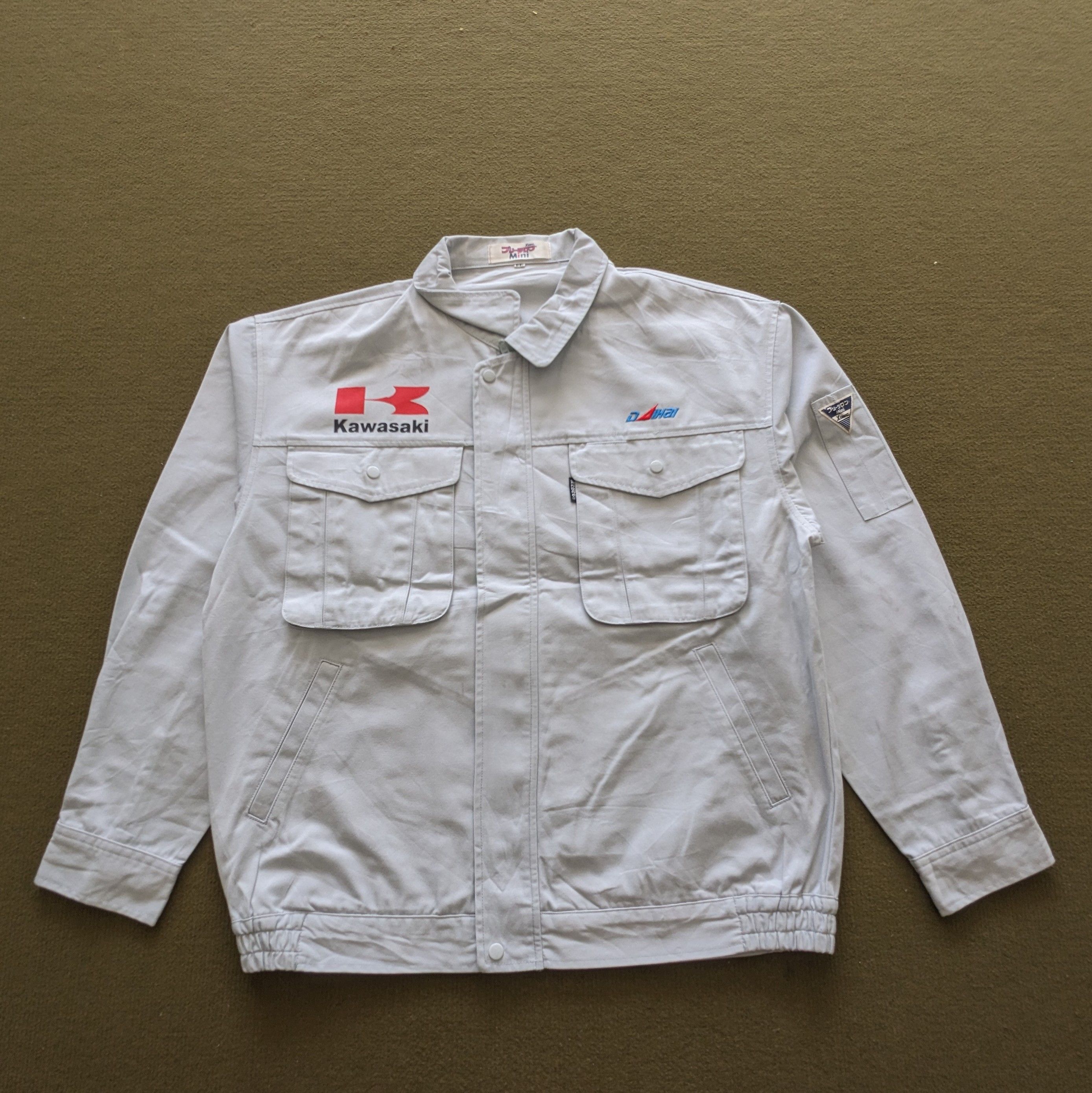 Japanese Brand Vintage KAWASAKI Motorsports Racing Custom Jacket Size US L / EU 52-54 / 3 - 2 Thumbnail