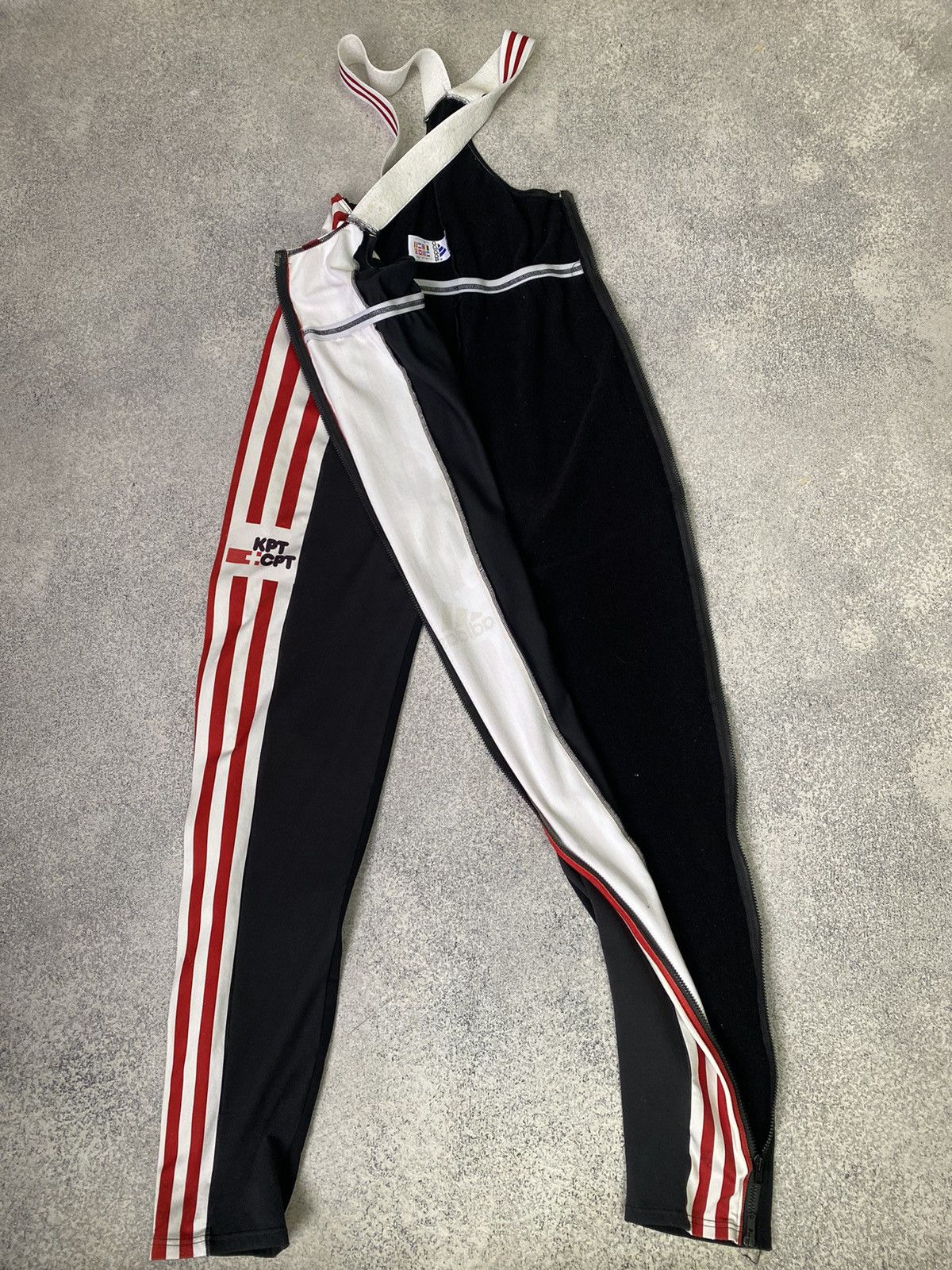 Adidas × Vintage Vintage Adidas Wrestling Singlet Jumpsuit Size US 33 - 11 Thumbnail