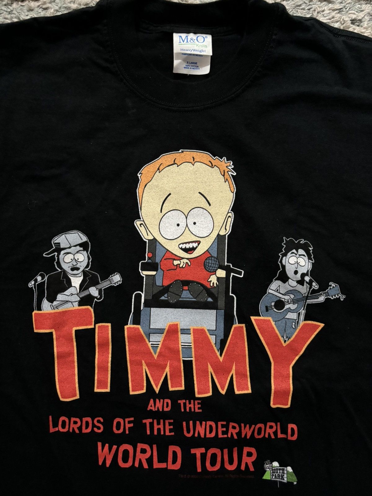 Vintage Vintage 2000 Southpark Timmy world tour tee XL Size US XL / EU 56 / 4 - 2 Thumbnail