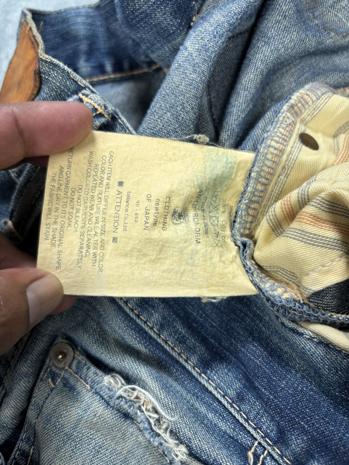 ANACHRONORM Anachronorm Distressed Denim. S0173 Size US 34 / EU 50 - 19 Thumbnail