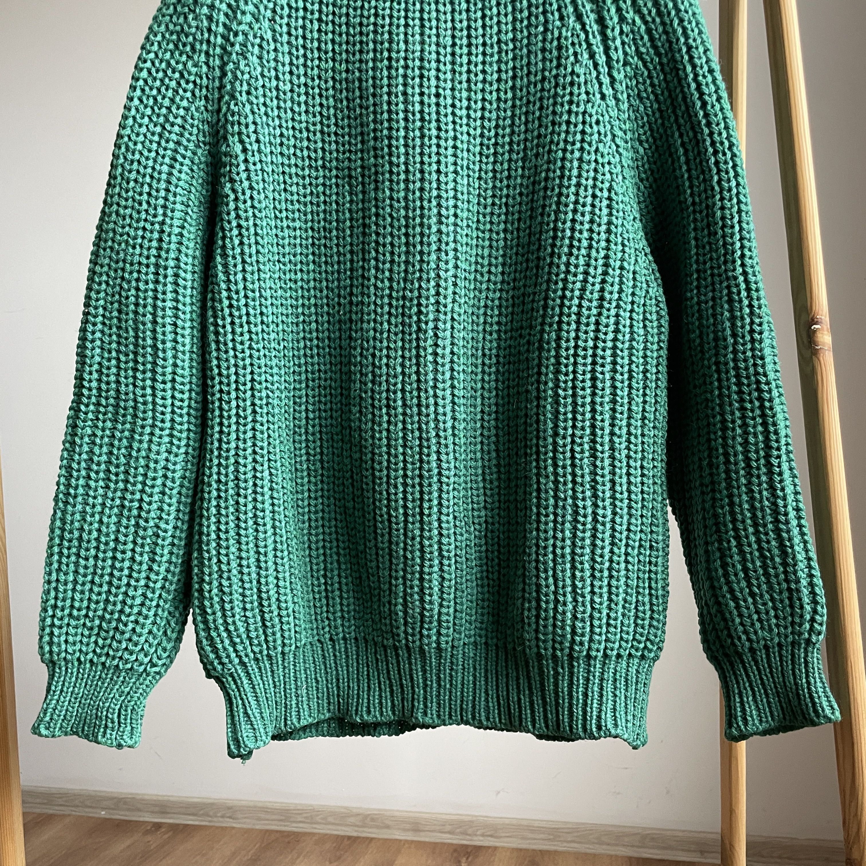 Vintage The Cornish Woollen Vintage 80's Fisherman Heavy Sweater Size US L / EU 52-54 / 3 - 5 Thumbnail