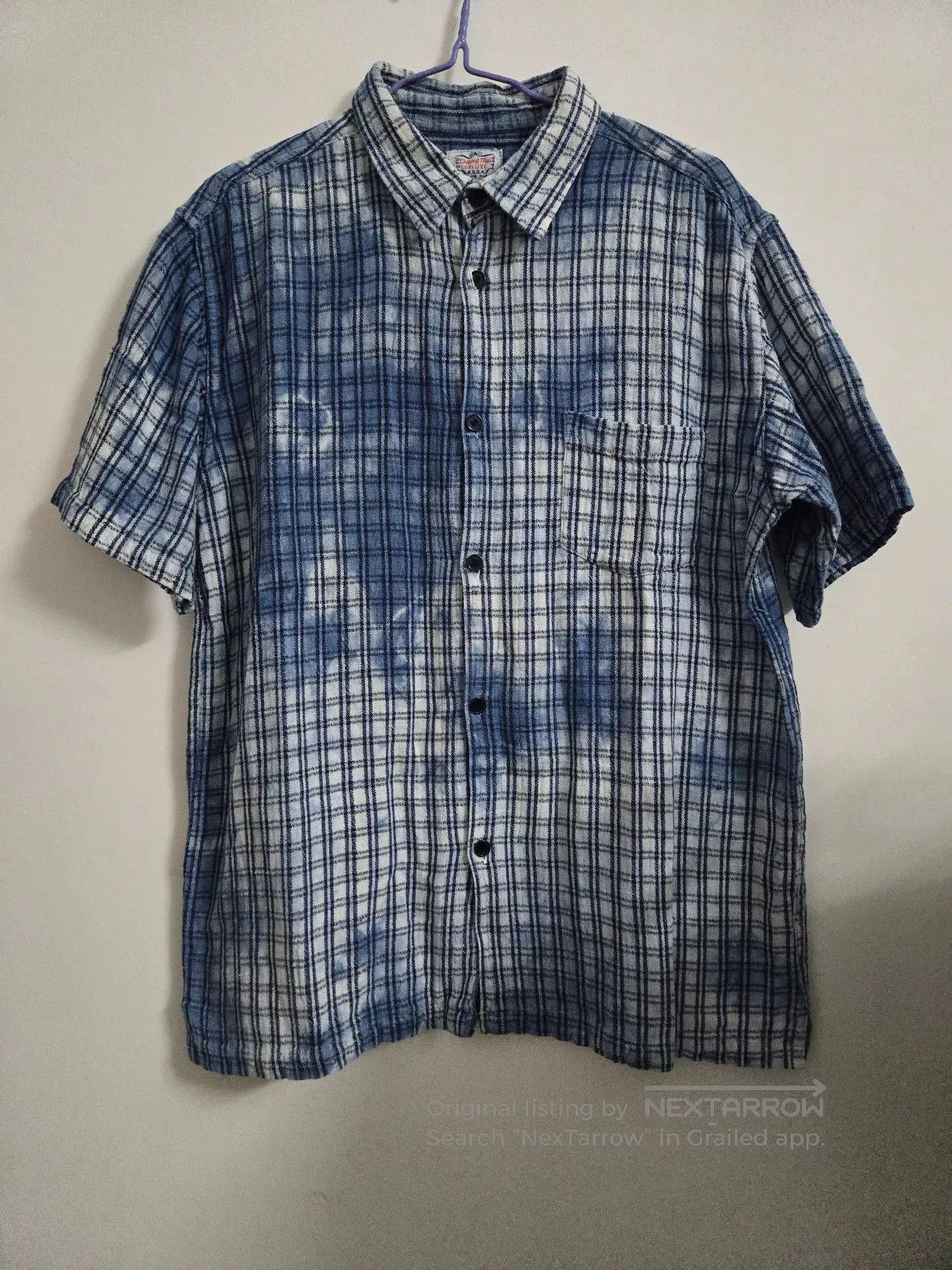Japanese Brand Gaijin Made Indigo Tie. Size US L / EU 52-54 / 3 - 1 Thumbnail