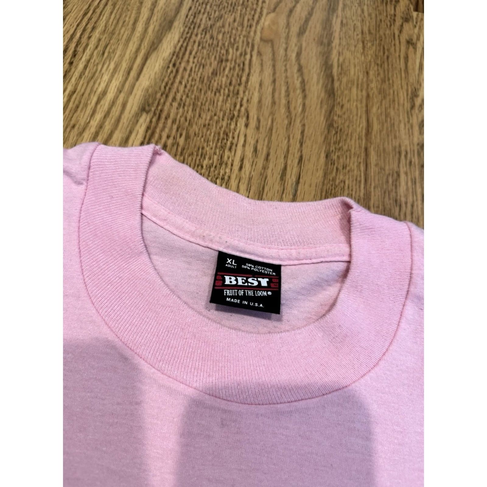 Fruit Of The Loom VINTAGE I Don’t Have PMS I’m Just Naturally Bitchy XL Pink Girls Funny 90s Vtg Size US XL / EU 56 / 4 - 2 Thumbnail