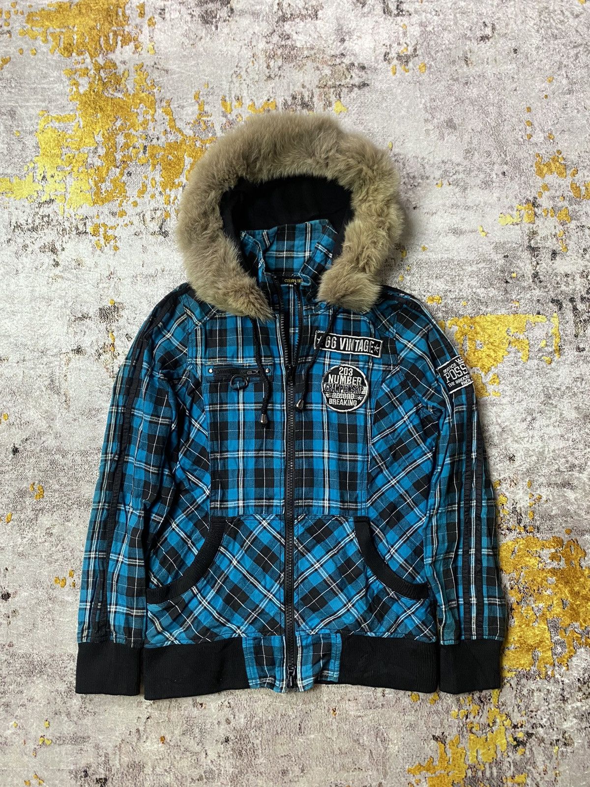 If Six Was Nine × Japanese Brand × Le Grande Bleu (L.G.B.) Japanes Cornflake fur Ifsix Lgb Style Size US L / EU 52-54 / 3 - 1 Thumbnail