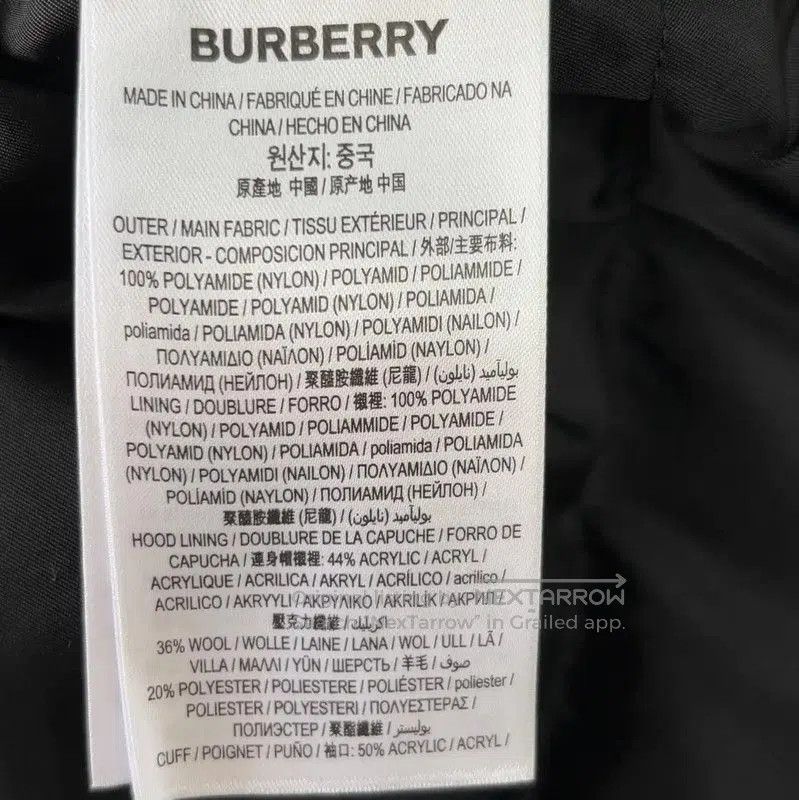 Burberry Burberry Black Women's Cotton Puffer Jacket. Size S / US 4 / IT 40 - 4 Thumbnail