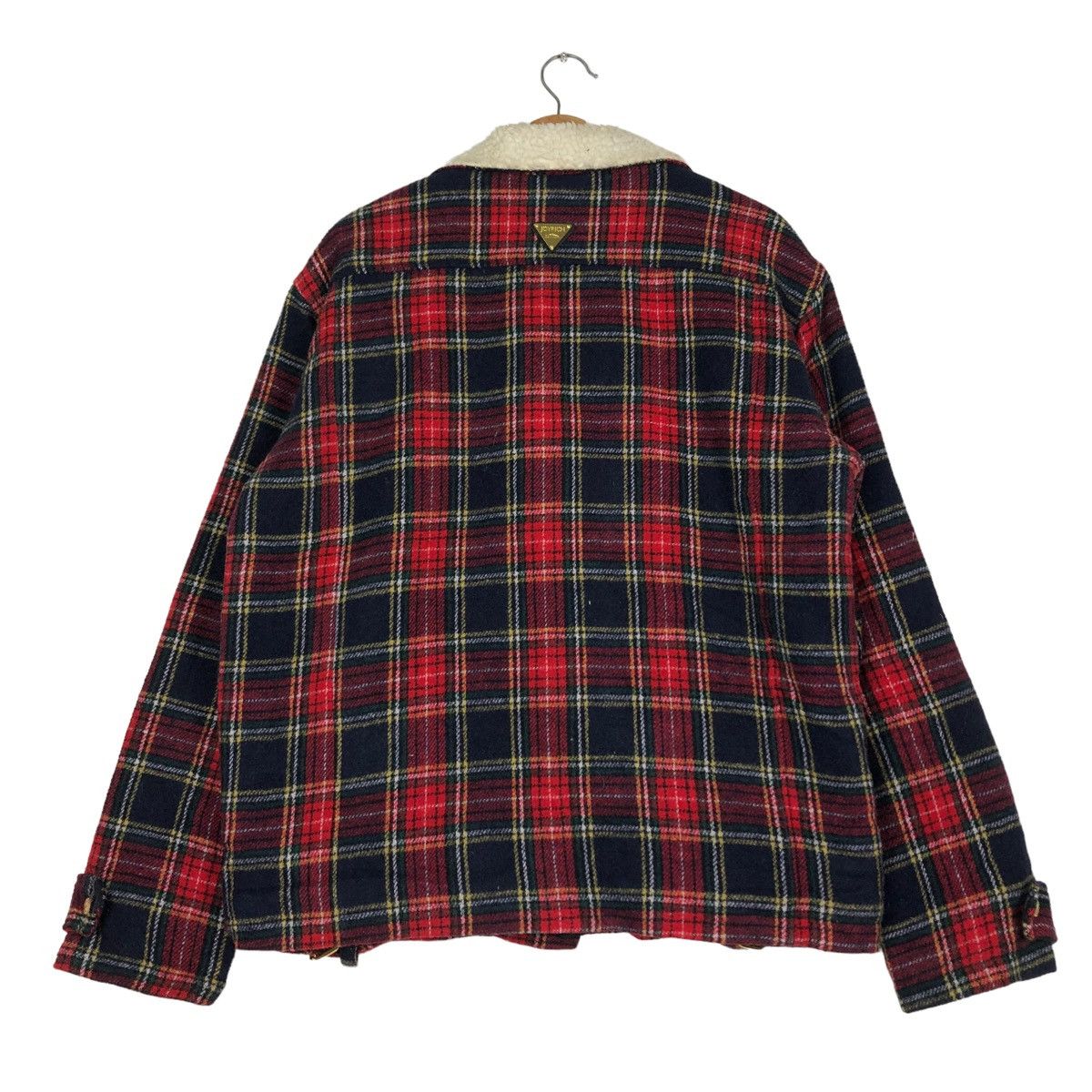 Issey Miyake 🔥VINTAGE BIKER JACKET DOUBLE BREAST JOYRICH JAPAN TARTAN Size US L / EU 52-54 / 3 - 8 Thumbnail