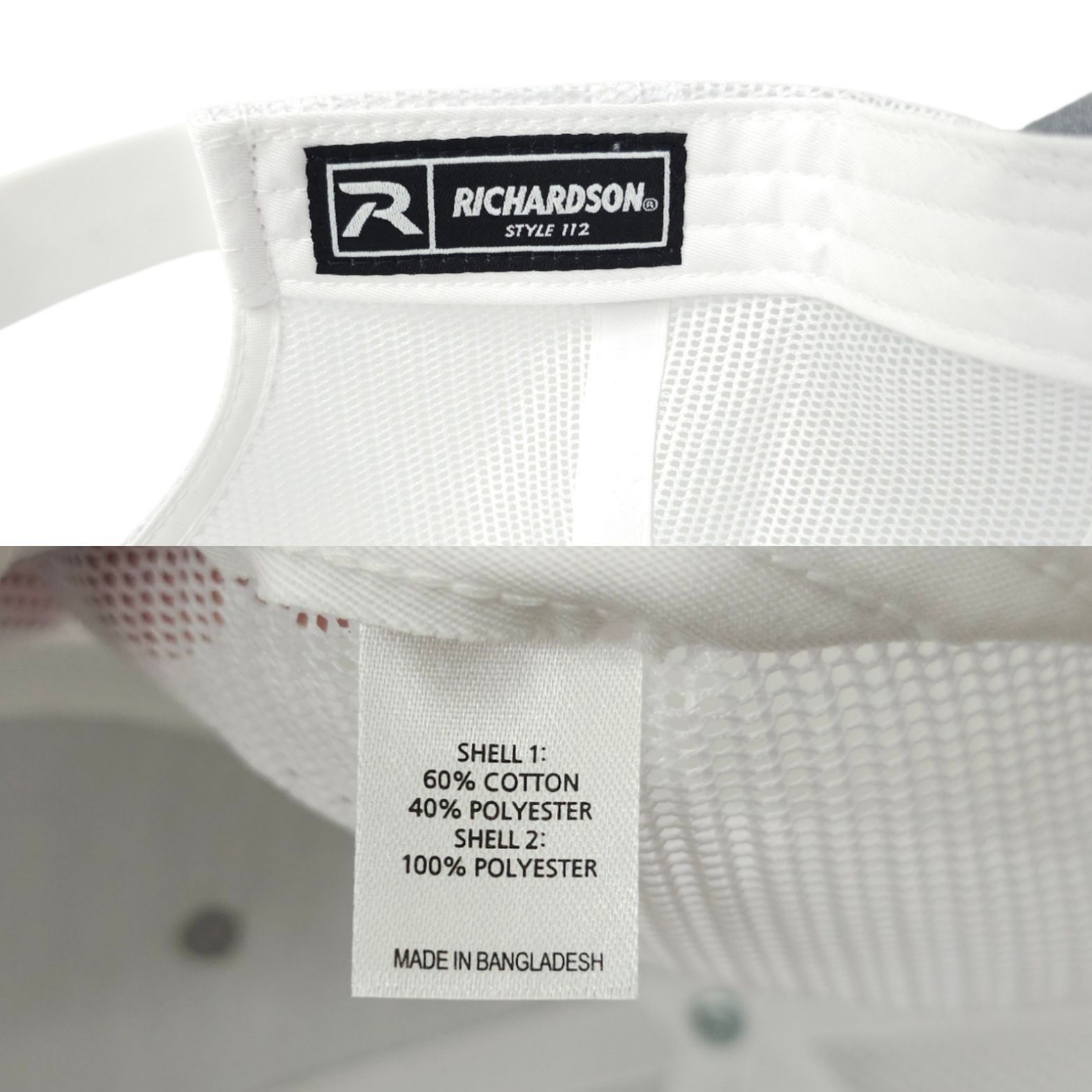 Richardson Bos Best Flooring Trucker Cap Snapback Hat Graphic Mesh Work Size ONE SIZE - 7 Thumbnail