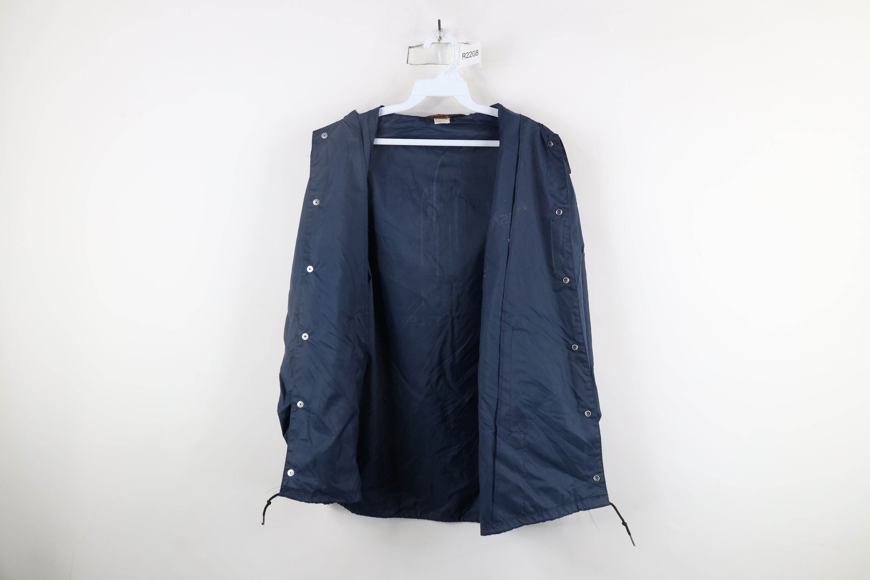 Vintage Vintage 70s NASA Space Shuttle Team Coach Jacket Blue USA Size US S / EU 44-46 / 1 - 12 Thumbnail