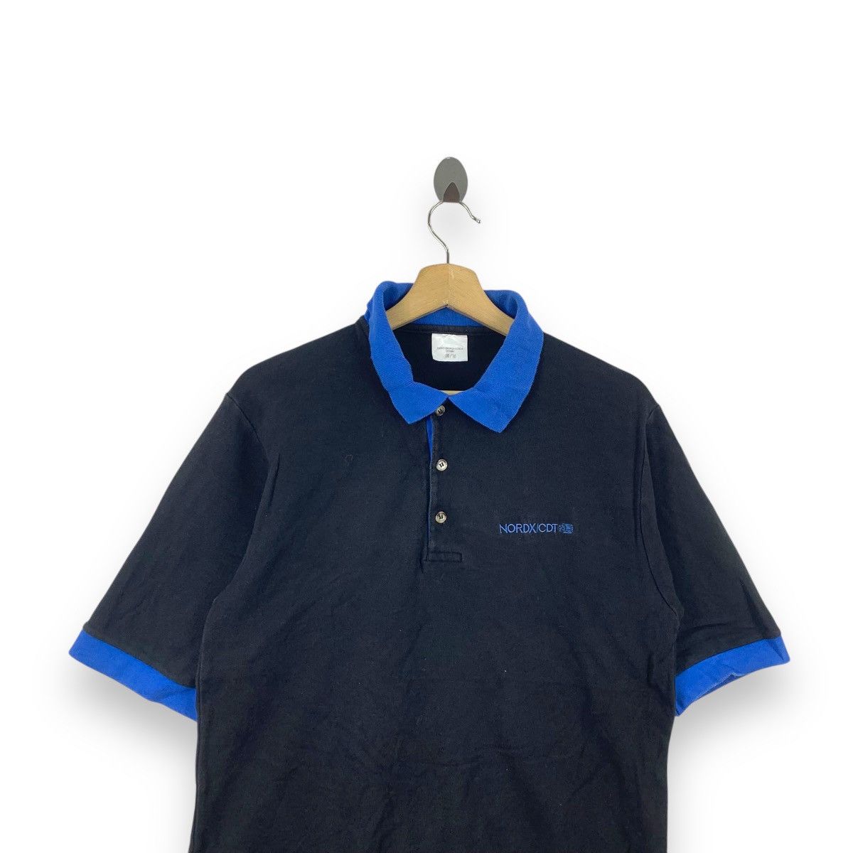 Vintage Vintage FAIRHEAVEN NORDX/CDT Tech Company Polo Tee Shirt Size US M / EU 48-50 / 2 - 2 Thumbnail