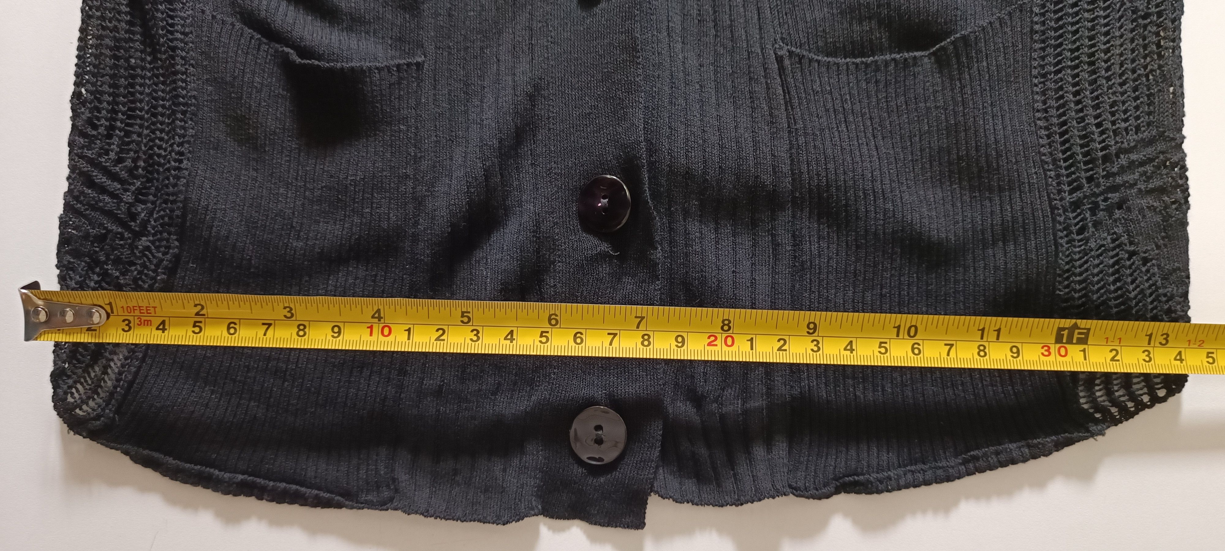 Jean Paul Gaultier 2000's - Black cotton jacket, with ribbed fabric Size M / US 6-8 / IT 42-44 - 20 Thumbnail