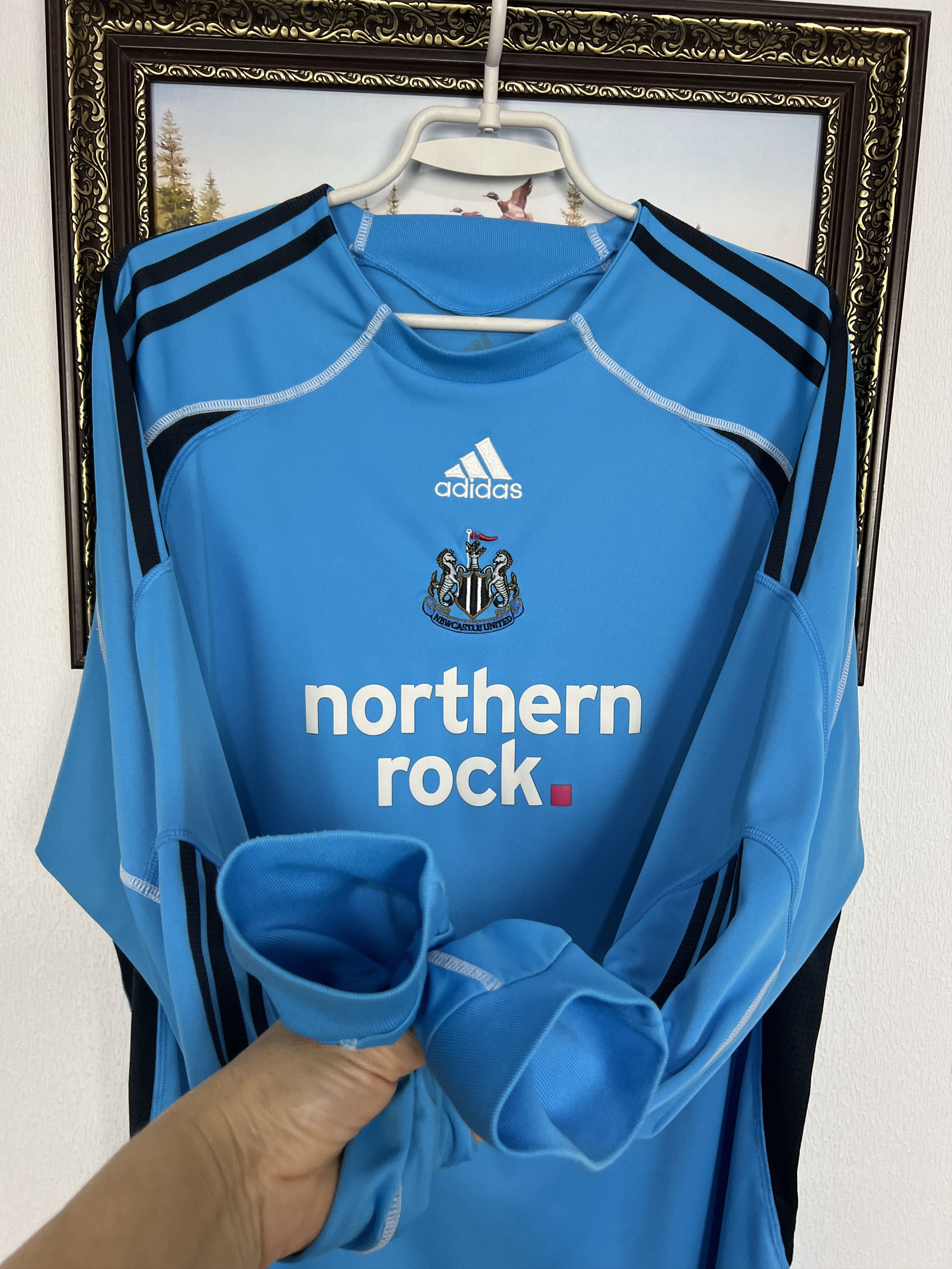 Adidas Newcastle Goalkeeper football shirt Soccer Jersey Trikot Size US XL / EU 56 / 4 - 6 Thumbnail