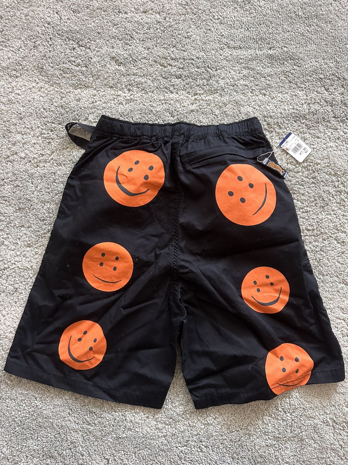 Kapital Kapital Orange Smiley Face Black Shorts Size US 32 / EU 48 - 1 Thumbnail