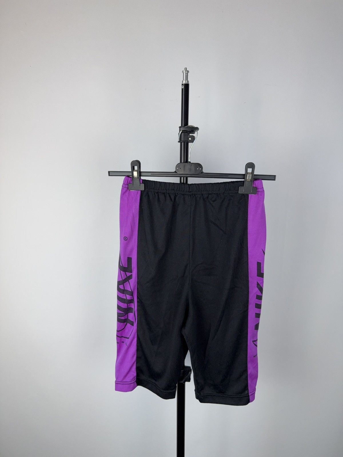 Nike × Vintage Vintage Nike Made in USA Big Logo Bike Shorts Thermo Size S Size US 30 / EU 46 - 1 Thumbnail