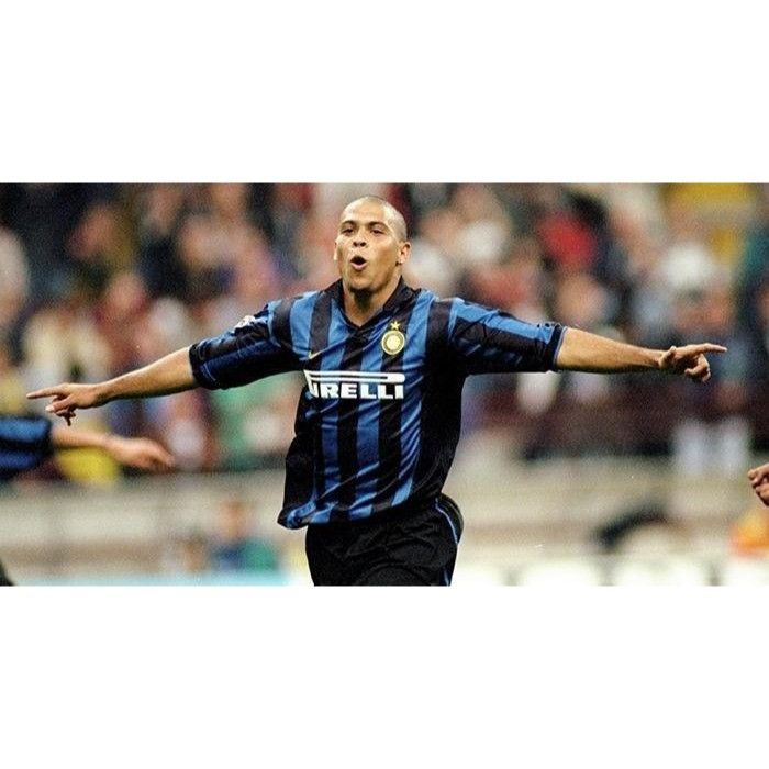 Nike Ronaldo Inter Milan Nike 1998 1999 UEFA Soccer Jersey L Size US L / EU 52-54 / 3 - 9 Thumbnail