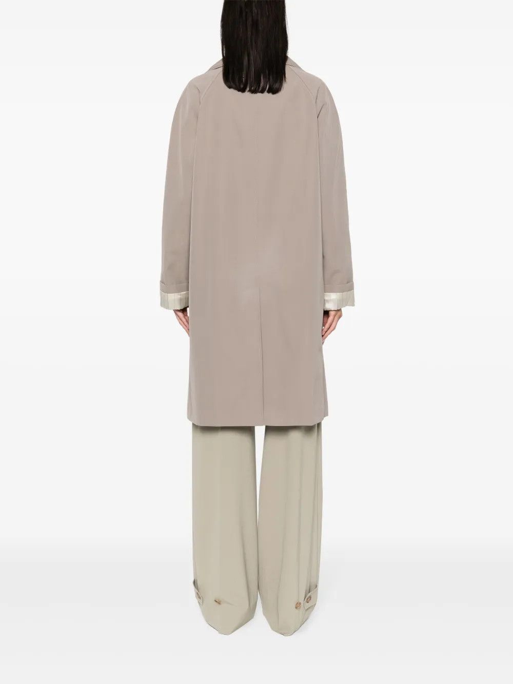Fendi o1B3y1r0326 Overcoat in Beige Size S / US 4 / IT 40 - 4 Thumbnail