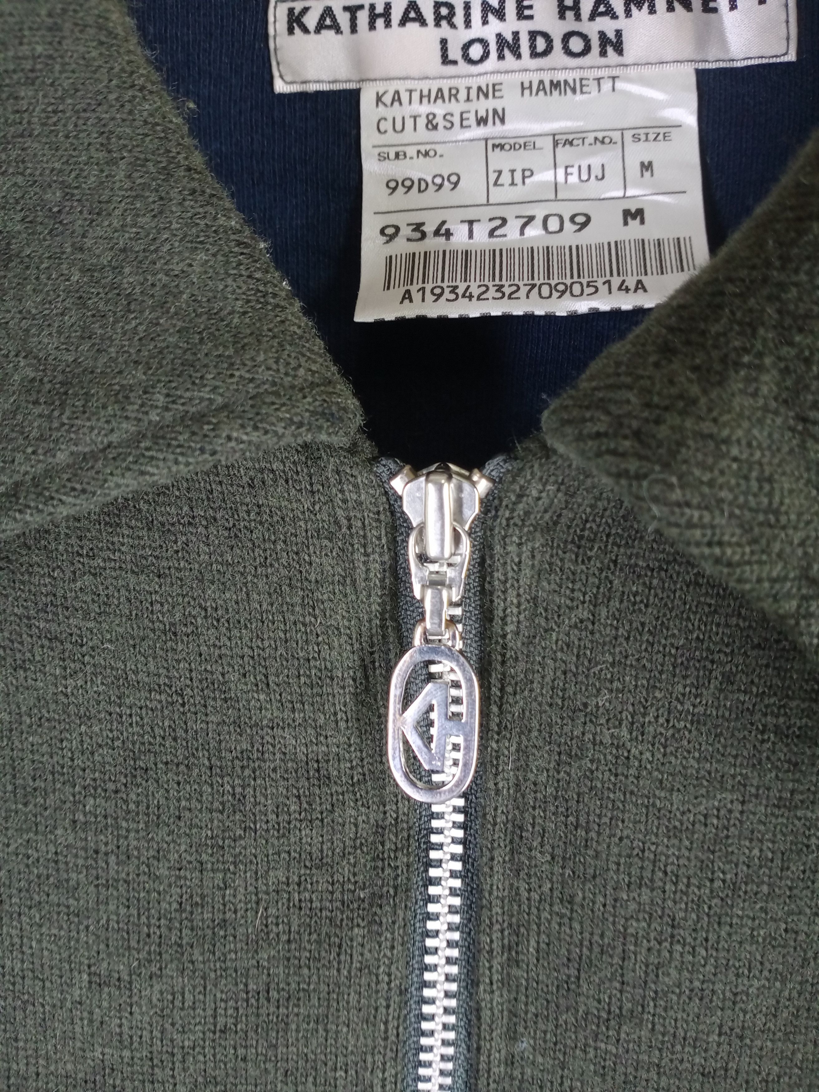 Katharine Hamnett London Rare Vintage Katharine Hamnett London Cut & Sewn Jacket Size US M / EU 48-50 / 2 - 4 Thumbnail