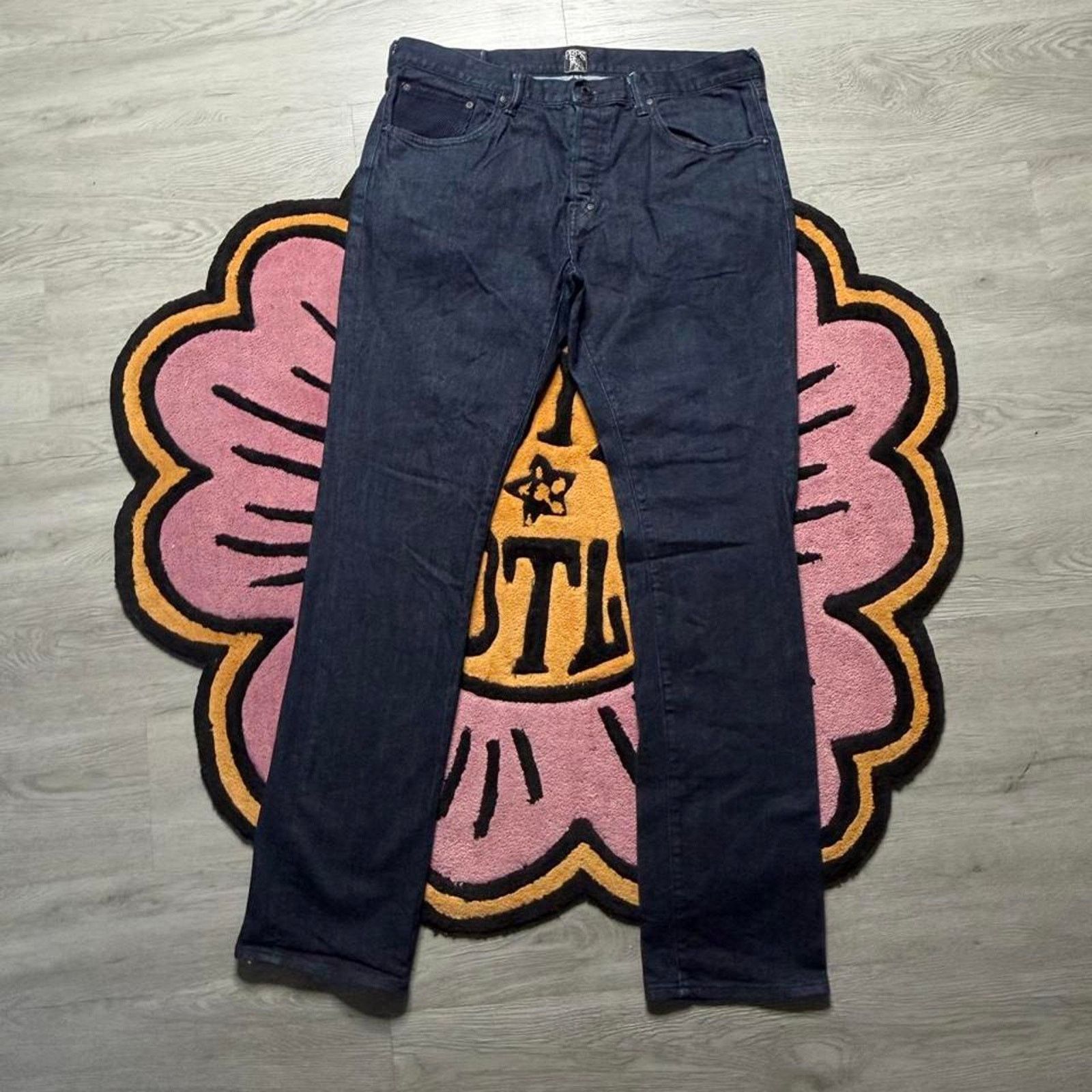 Prps PRPS Demon Slim Straight Denim Jeans Size 36 Dark Blue Size US 36 / EU 52 - 1 Thumbnail