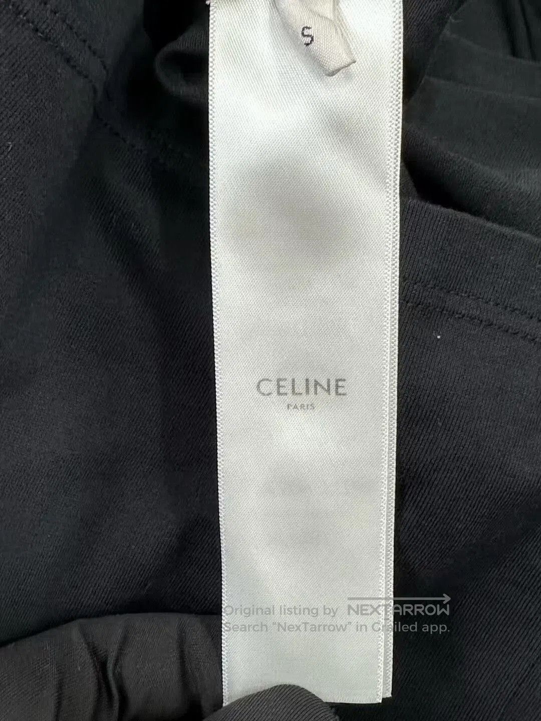 Celine Celine Black Logo Short. Size S / US 4 / IT 40 - 4 Thumbnail