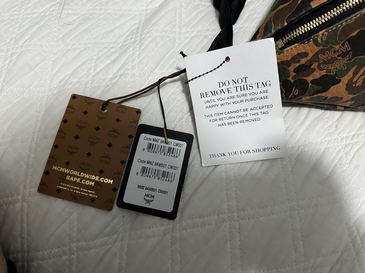 Bape × MCM Bape x MCM Stark Belt Bag | Grailed