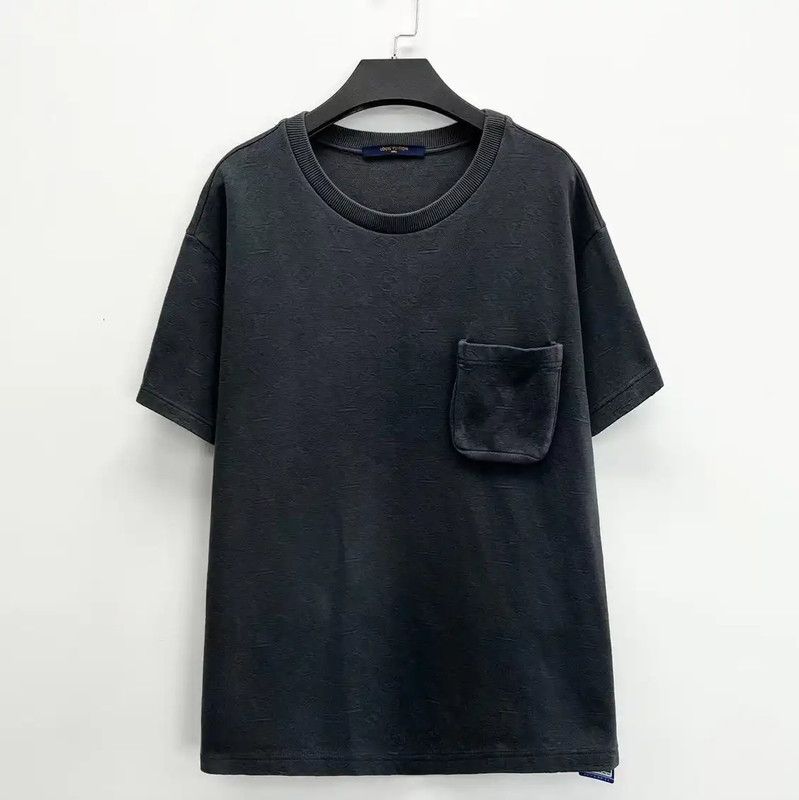Louis Vuitton Louis Vuitton Slim Fit Grey Cotton T-Shirt 0089 Size US M / EU 48-50 / 2 - 1 Thumbnail