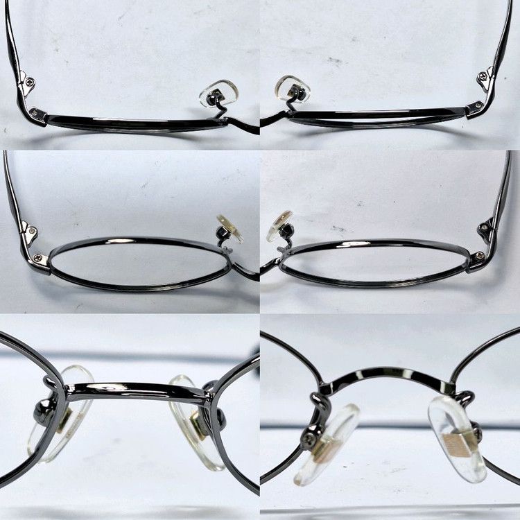 Other 90s FLEXY 41-7530 T-NT Shape Memory Alloy Slim Oval Glasses Size ONE SIZE - 2 Thumbnail