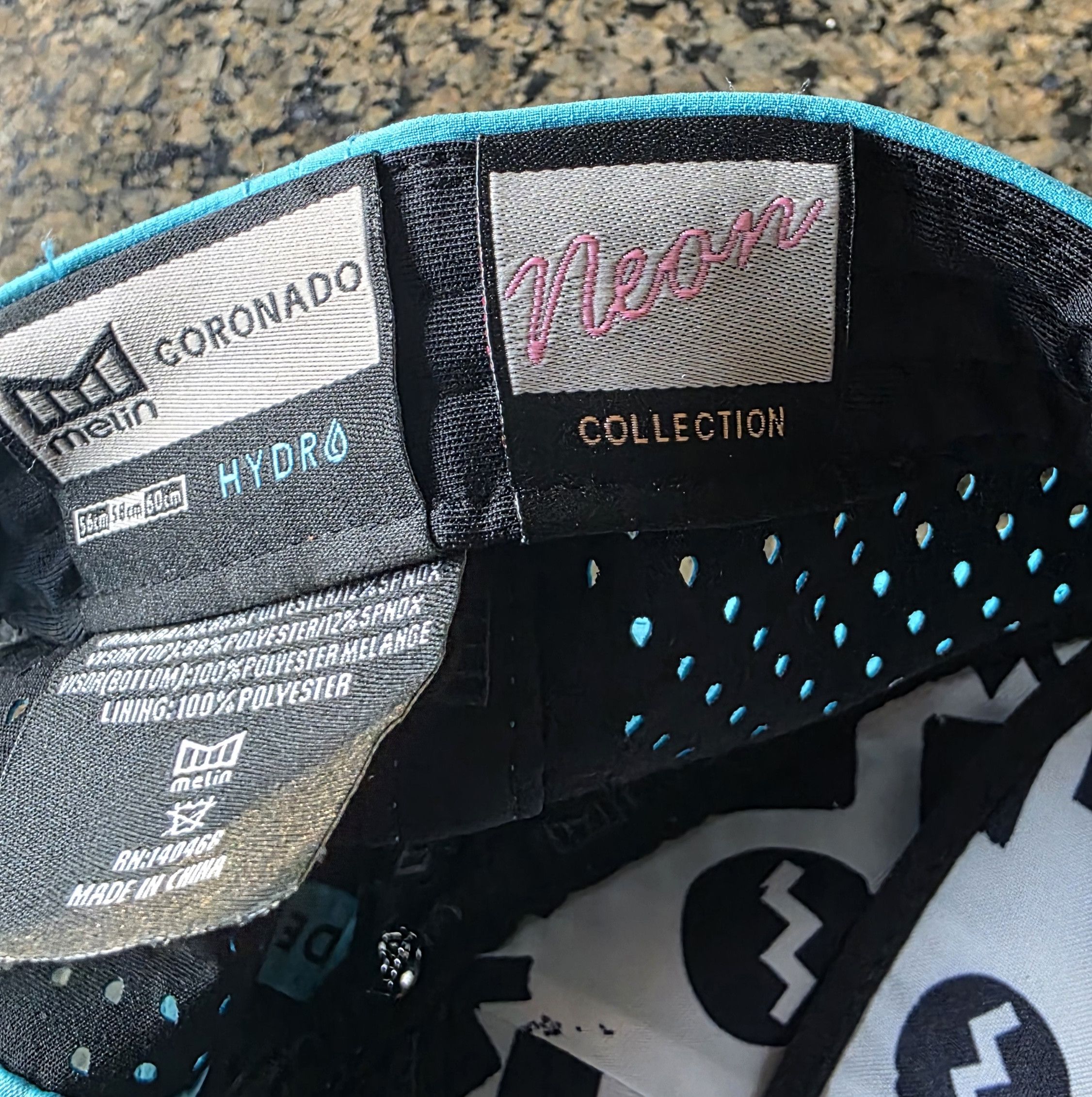 melin Melin Coronado Splash Hydro Neon Collection Blue Snapback 58 Size ONE SIZE - 8 Thumbnail