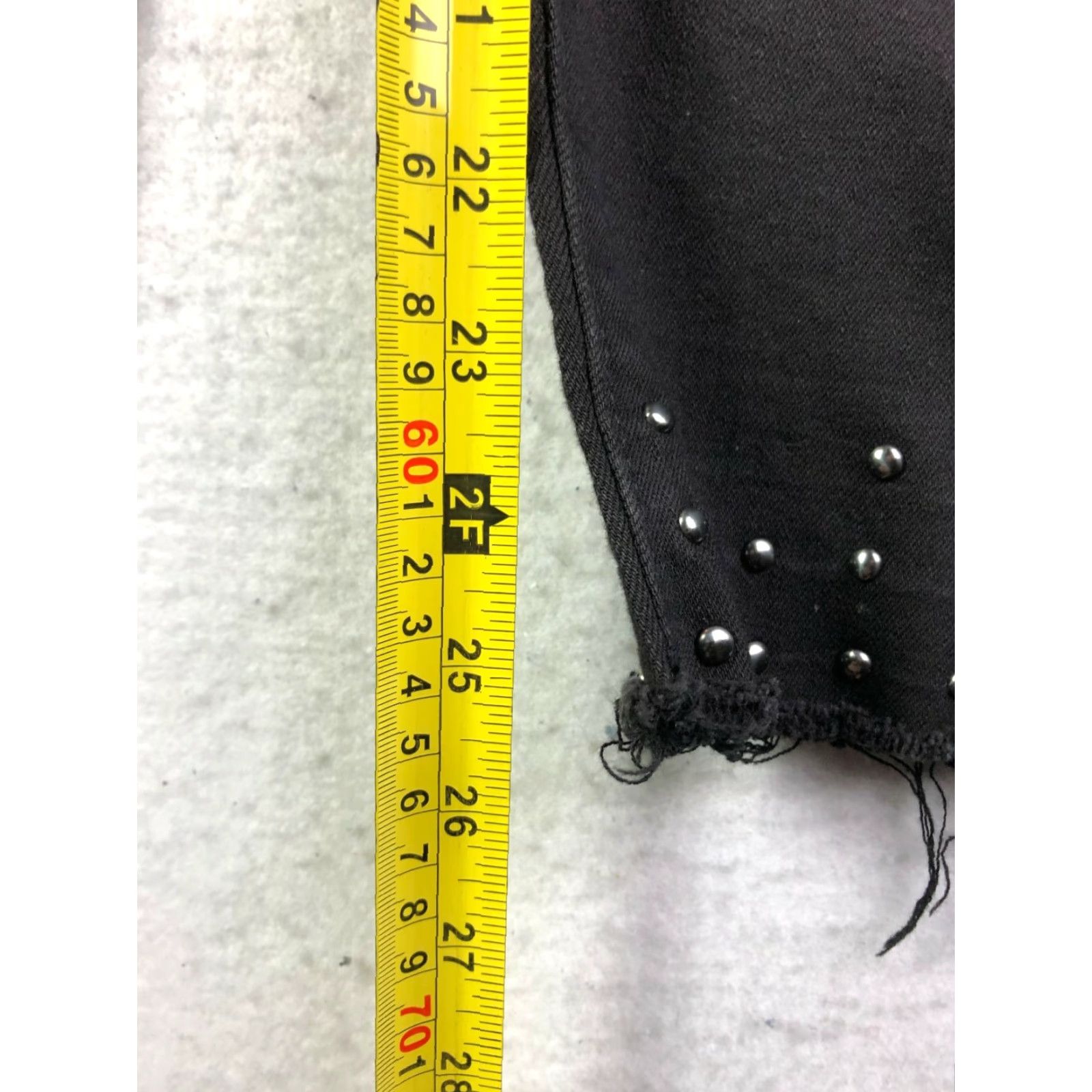 Vintage inc Denim Mid Rise Skinny Regular Womens Size 4 Black Denim Jeans Size 29" - 3 Thumbnail
