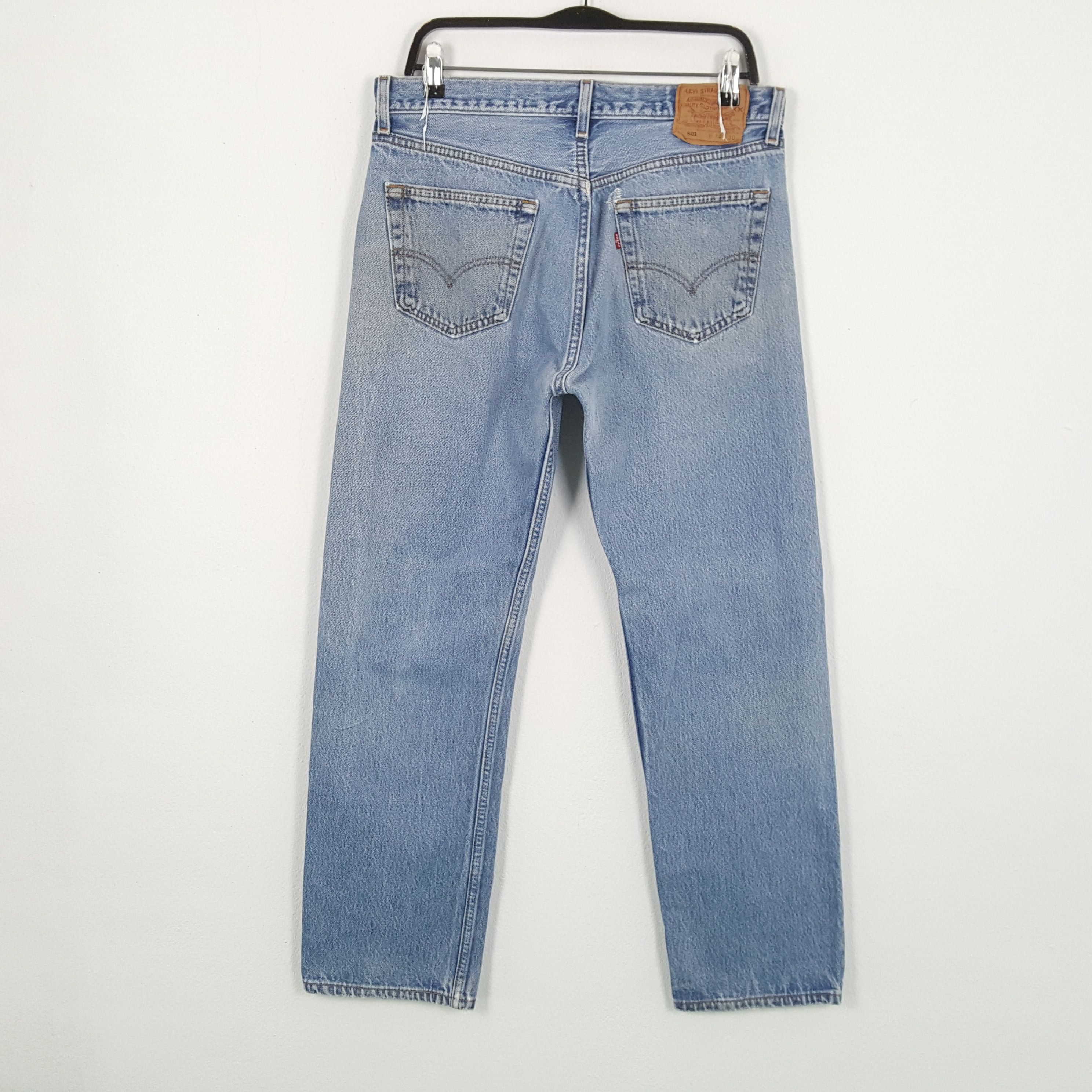 Levi's × Vintage LEVIS Distressed Jeans Daily Streetwear Style Size US 33 - 4 Thumbnail