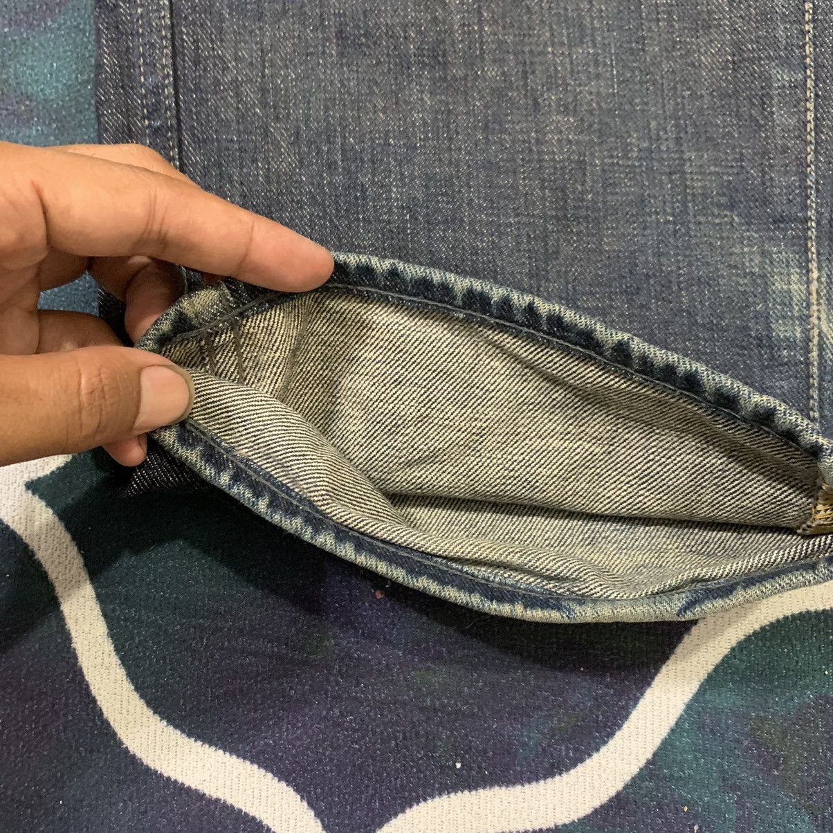 Evisu Vintage Fading Evisu Bush Pants Jeans White Paint Seagull Size US 30 / EU 46 - 17 Thumbnail