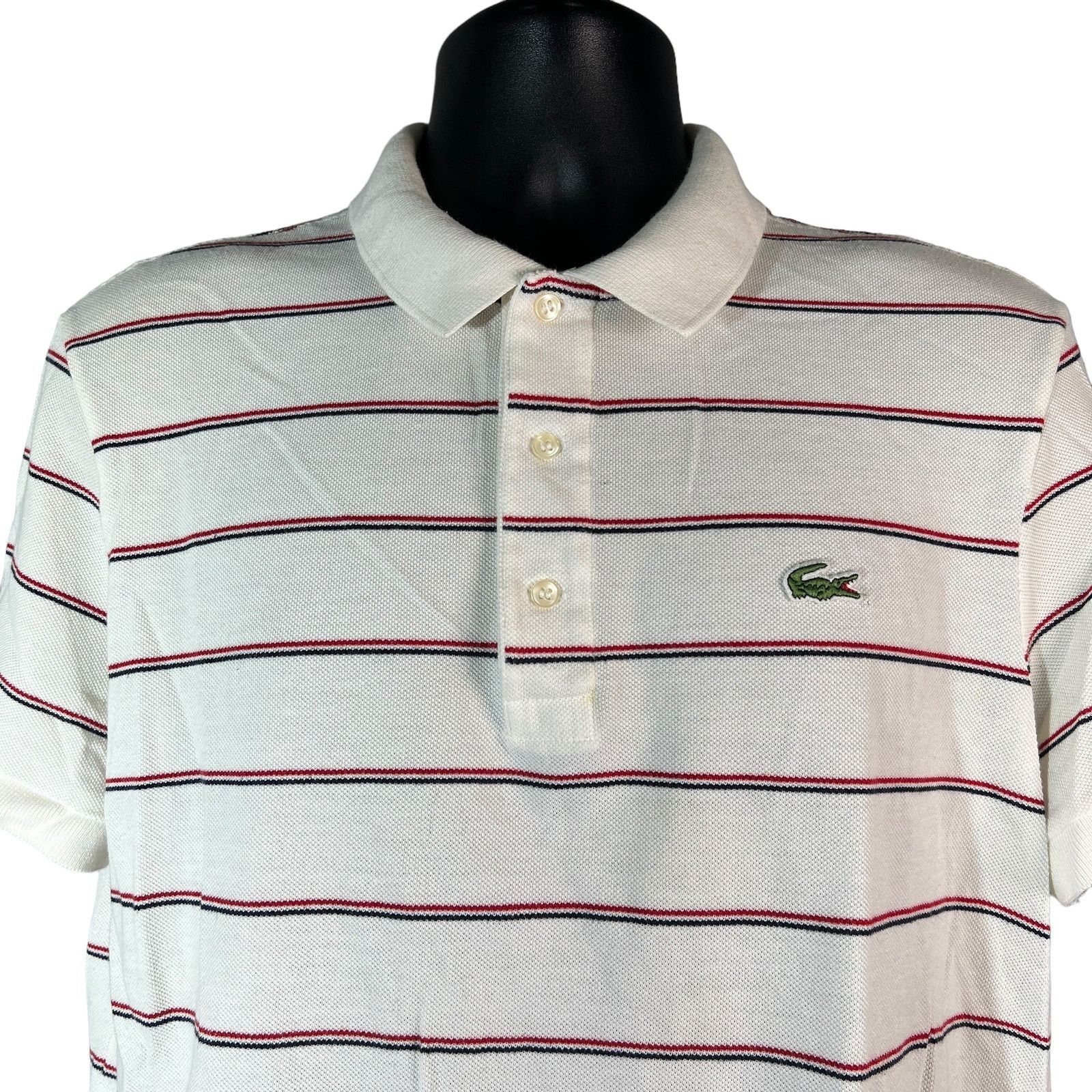 Lacoste Lacoste Sport Striped Short Sleeve Polo Size US L / EU 52-54 / 3 - 2 Thumbnail