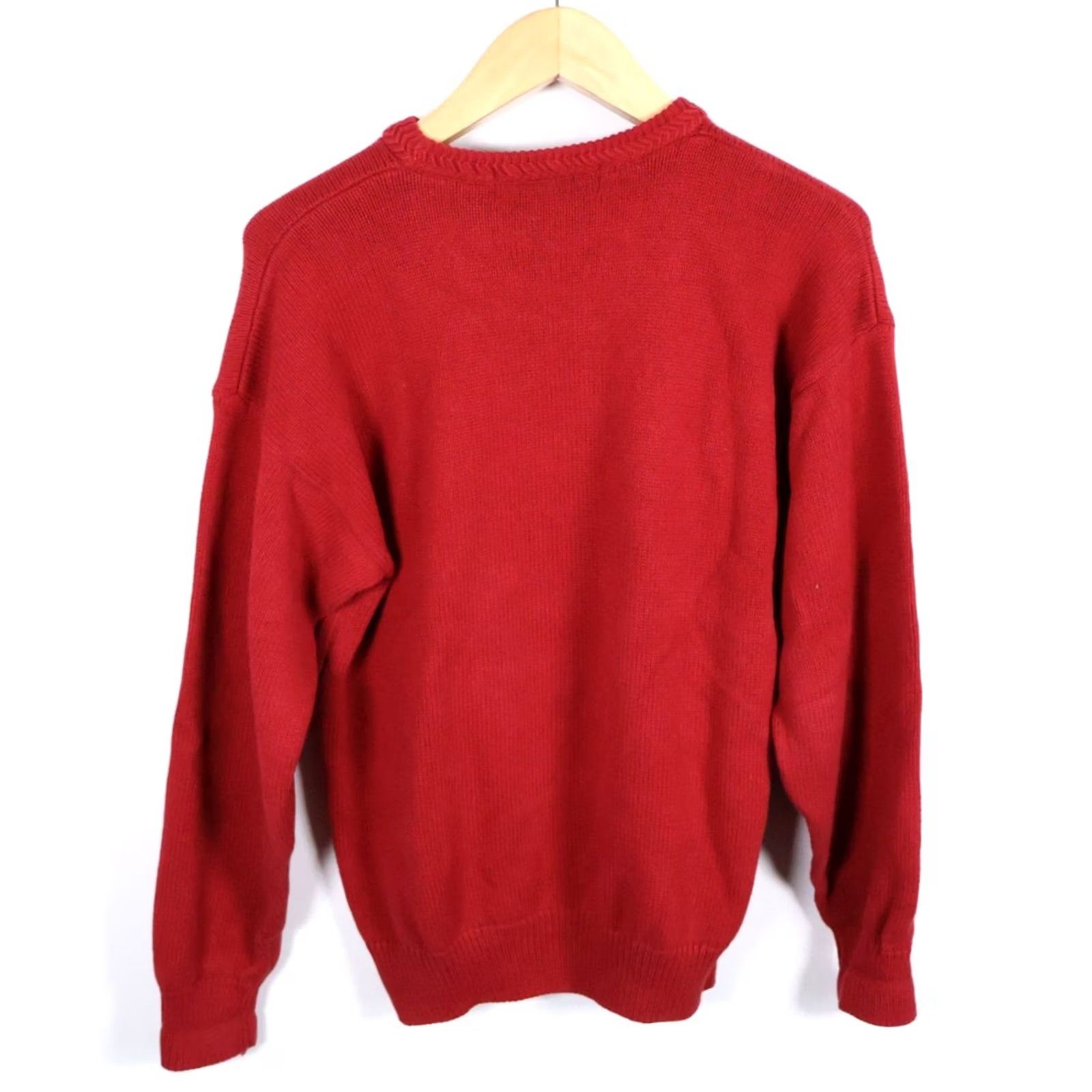 Vintage VINTAGE John Ashford Golf Sweater Mens Medium Red Embroidered Crew Neck Knit Pullover 90s Retro Classic Dad Size US M / EU 48-50 / 2 - 2 Thumbnail