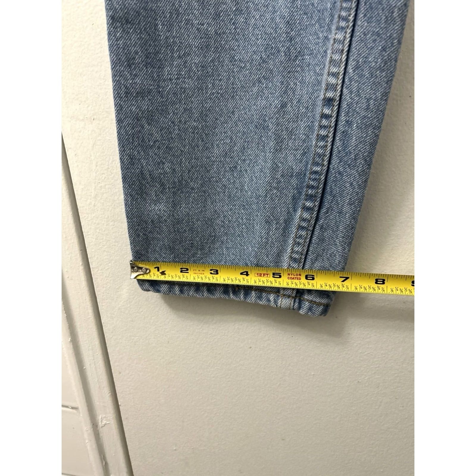 Eddie Bauer VINTAGE Eddie Bauer Jeans Womens 8x30 Light Wash Denim 100% Cotton High Rise Classic Fit 5-Pocket USA Womens Size 30" / US 8 / IT 44 - 5 Thumbnail