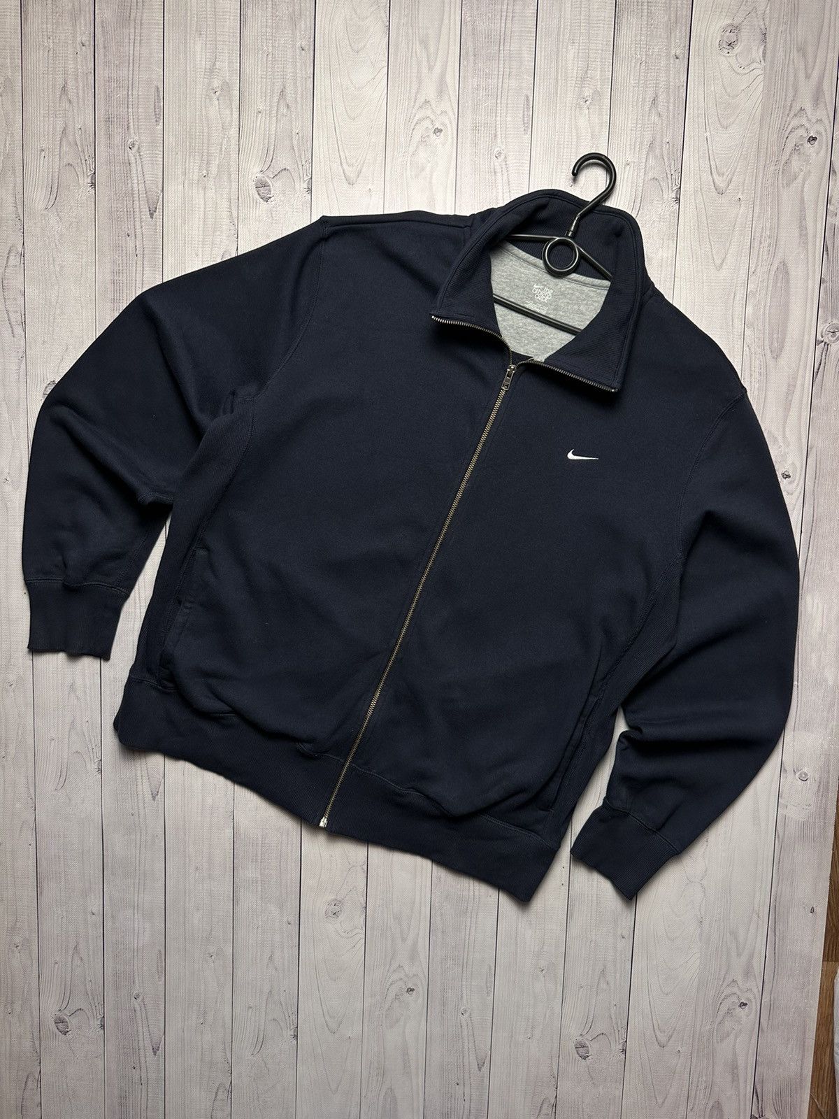 Vintage Vintage Nike zip track jacket size XXL logo swoosh Size US XXL / EU 58 / 5 - 1 Thumbnail