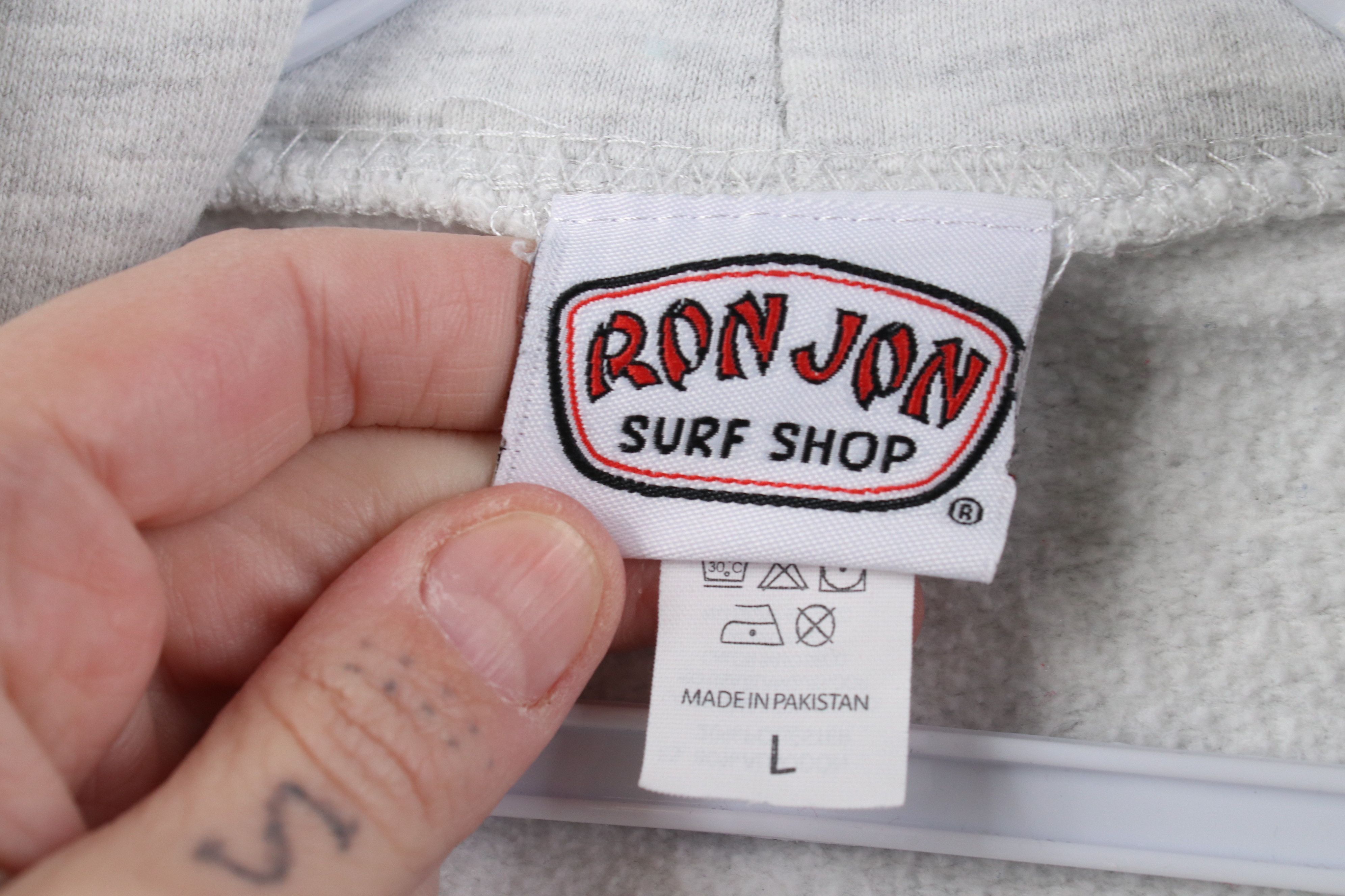 Vintage Vintage Y2K Ron Jon Surf Shop Big Logo Hoodie Sweatshirt Size US L / EU 52-54 / 3 - 10 Thumbnail