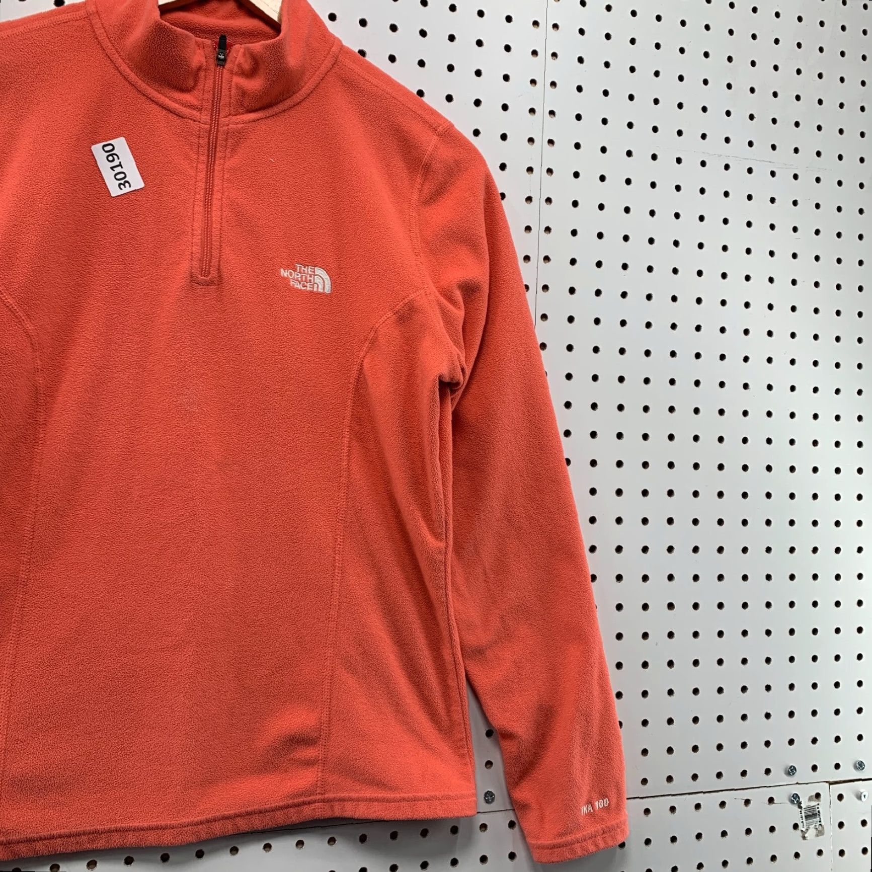 The North Face The North Face 1/4 Zip Fleece Pullover Womens Medium Sunrise Coral TKA 19.5x24 Size M / US 6-8 / IT 42-44 - 4 Thumbnail