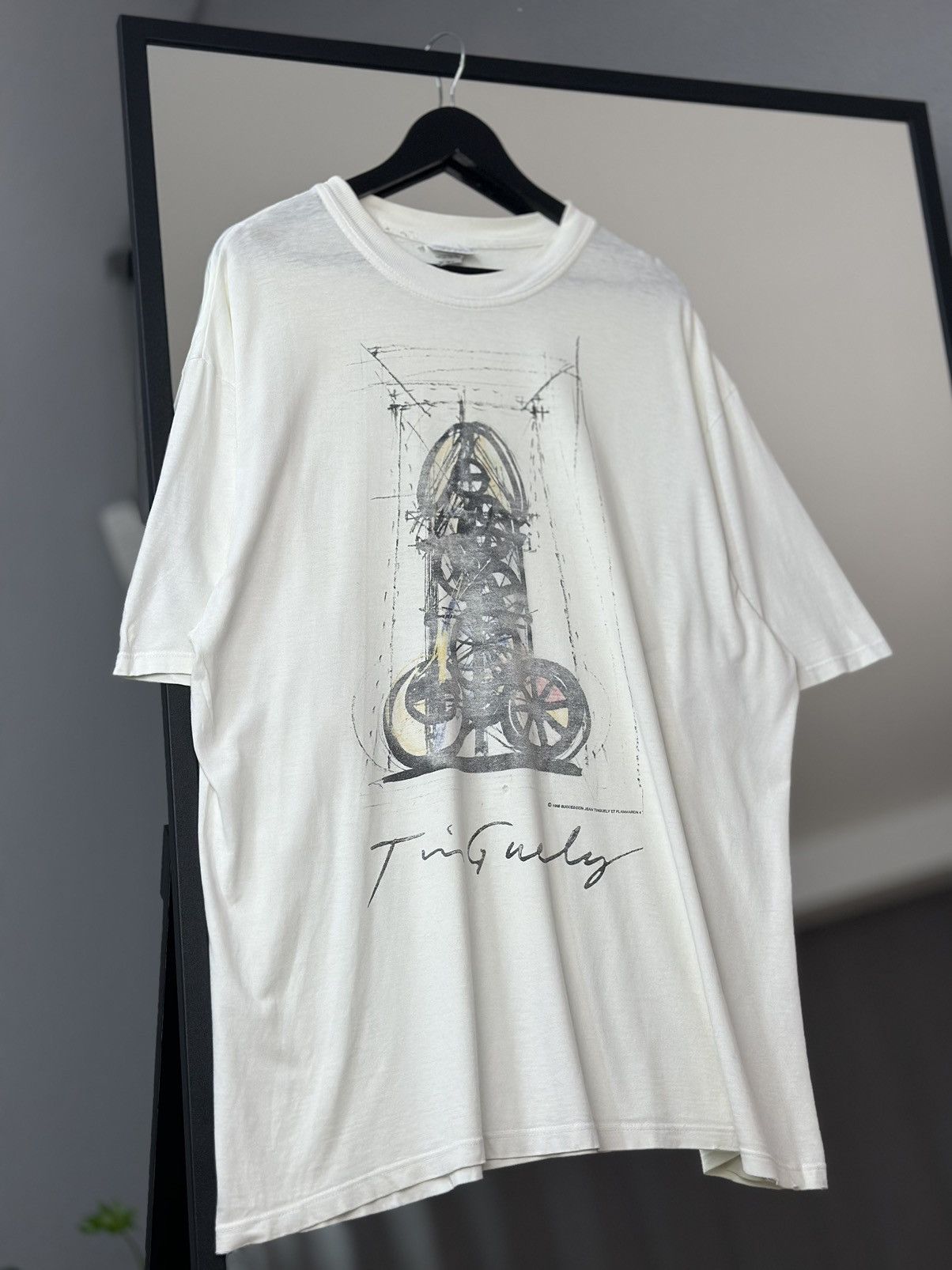 Band Tees VTG Vintage 1996 SUCCESSION JEAN TINGUELY ET FLAMMARION 4 Size US XXL / EU 58 / 5 - 2 Thumbnail