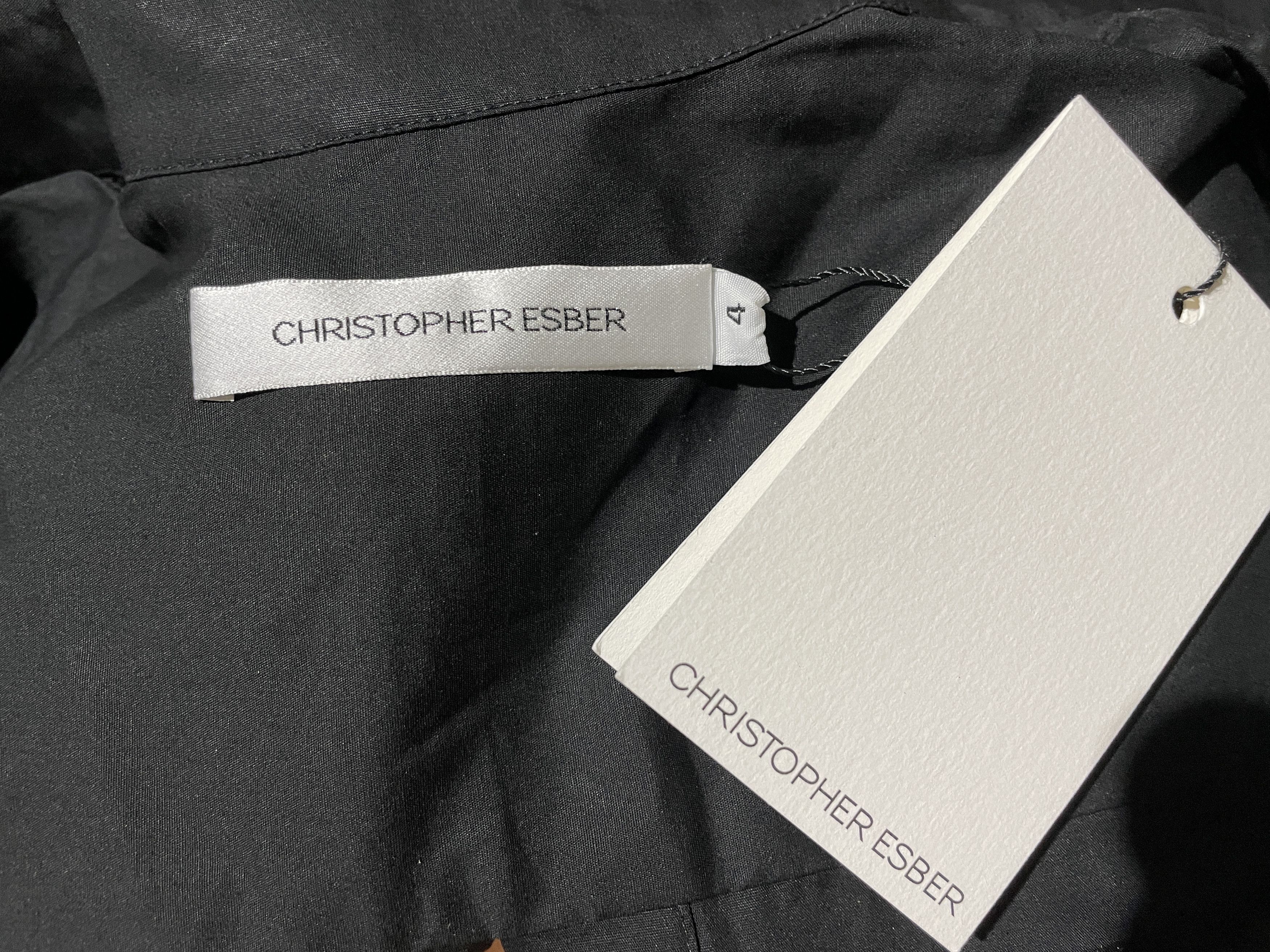Christopher Esber Crop Tie Shirt Size XS / US 0-2 / IT 36-38 - 8 Thumbnail