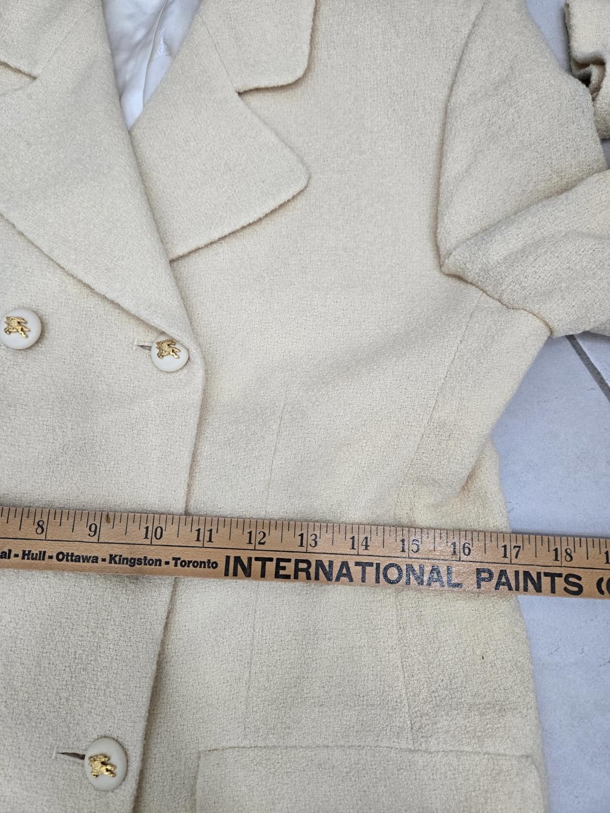 Burberry Burberry London Tweed Blazer Double Breasted Size L / US 10 / IT 46 - 9 Thumbnail