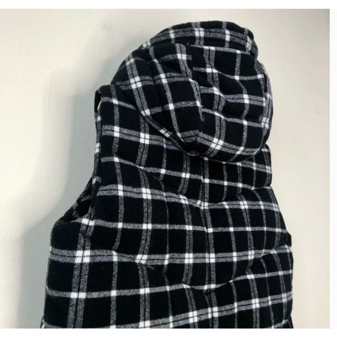 Zara Zara plaid quilted vest ecru/black Size XS / US 0-2 / IT 36-38 - 9 Thumbnail