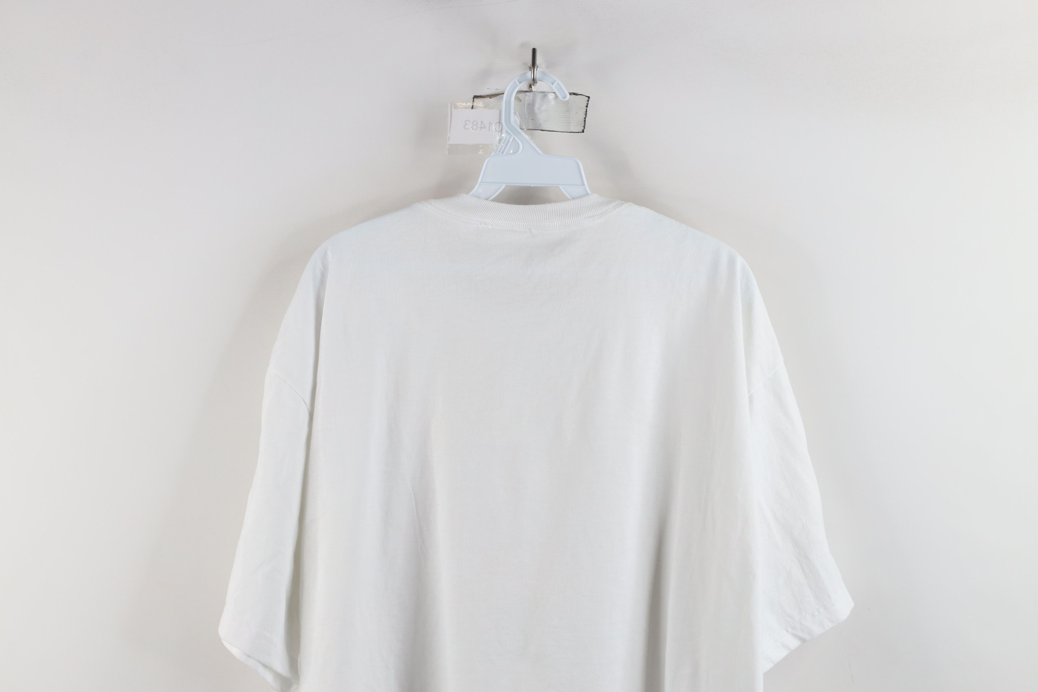 Vintage Vinage 90s Streetwear Bird Flower Short Sleeve T-Shirt White Size XL / US 12-14 / IT 48-50 - 9 Thumbnail