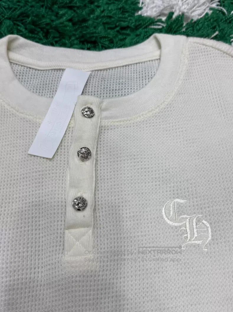 Chrome Hearts CHROME HEARTS Size L Beige Henry Neck Waffle Seven-Eighths Size US L / EU 52-54 / 3 - 2 Thumbnail