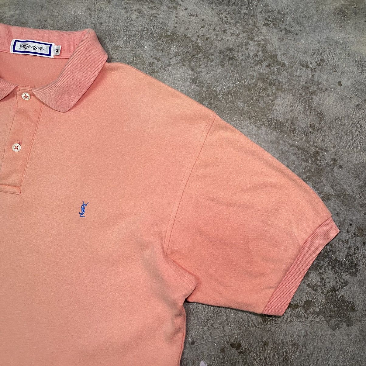 Designer × Yves Saint Laurent Vintage Yves Saint Laurent Small Logo Polos T Shirt Size US M / EU 48-50 / 2 - 8 Thumbnail