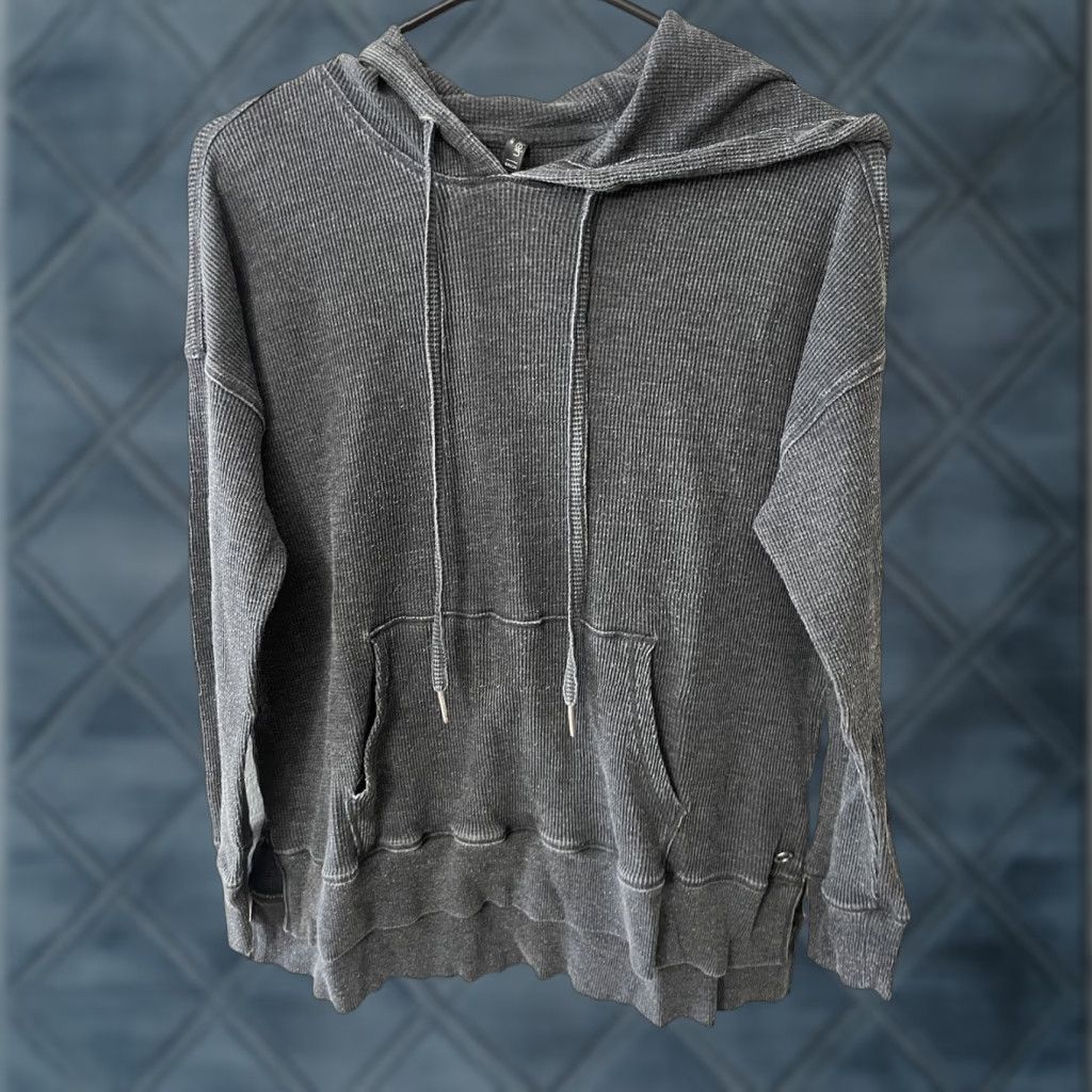 Calvin Klein VINTAGE Calvin Klein Performance Hoodie Womens Small Long Sleeve Pullover Activewear Gray Size S / US 4 / IT 40 - 1 Thumbnail